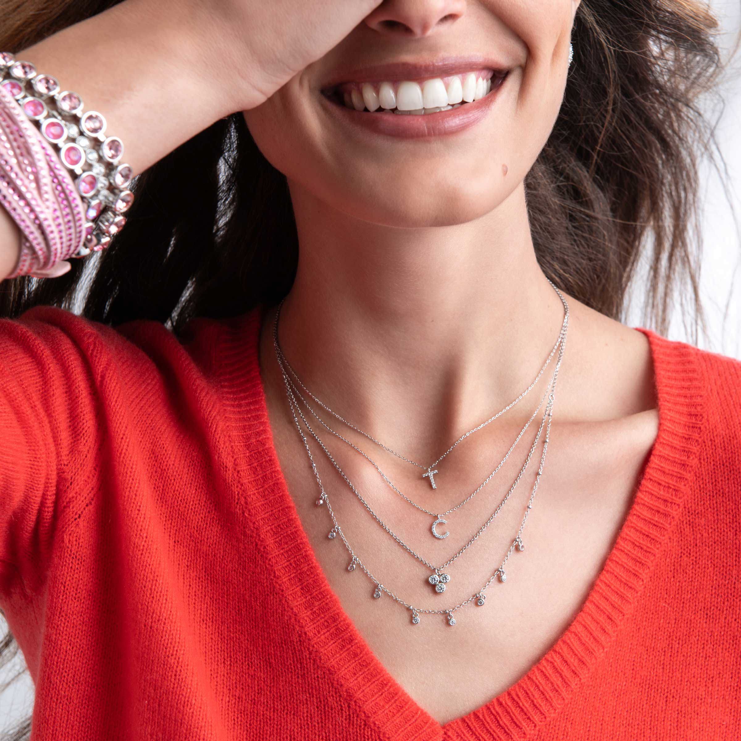 Signature Necklace - T — view 2