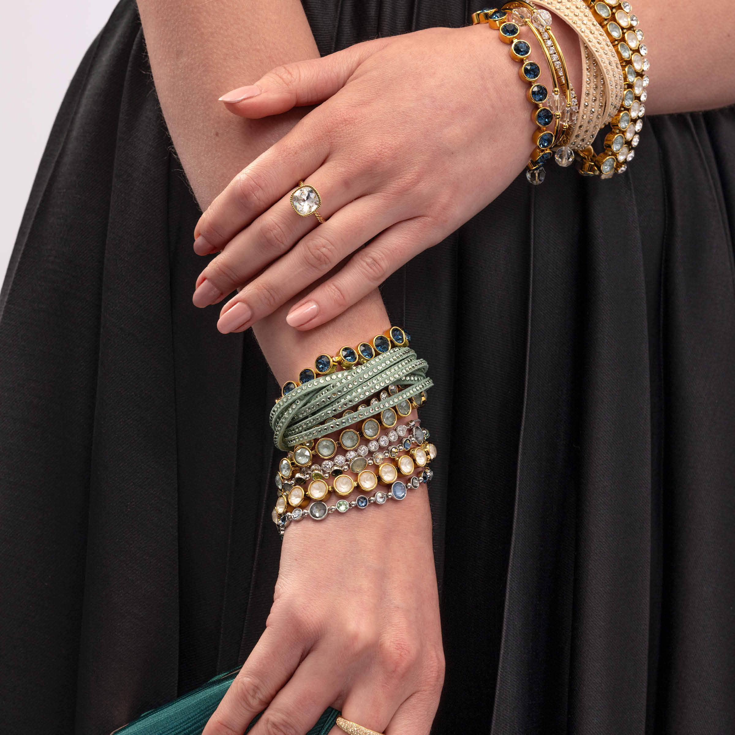 Wrap-Star Bracelet, Chrysolite — view 3