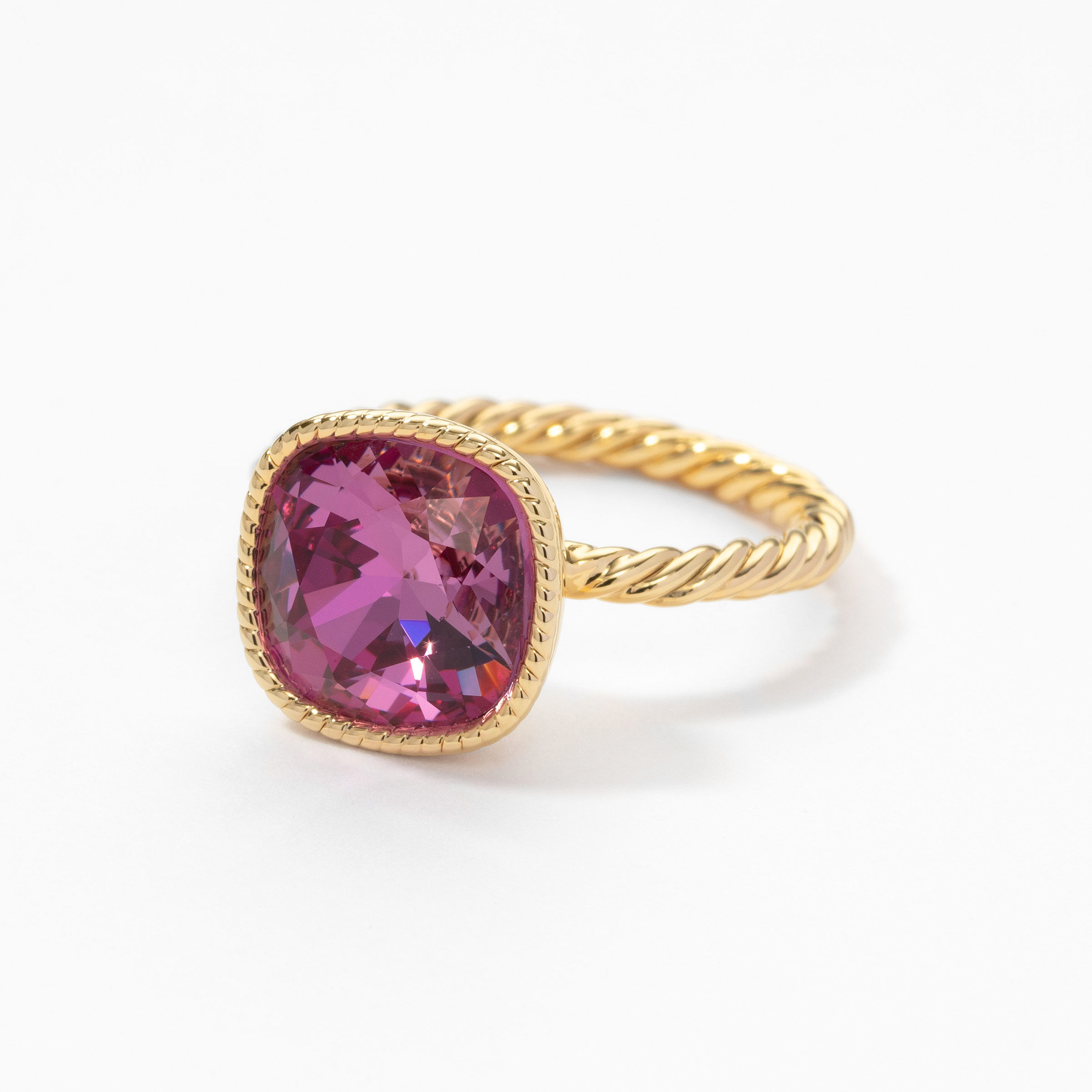 Keepsake Ring, Golden Dark Rose - Size 9