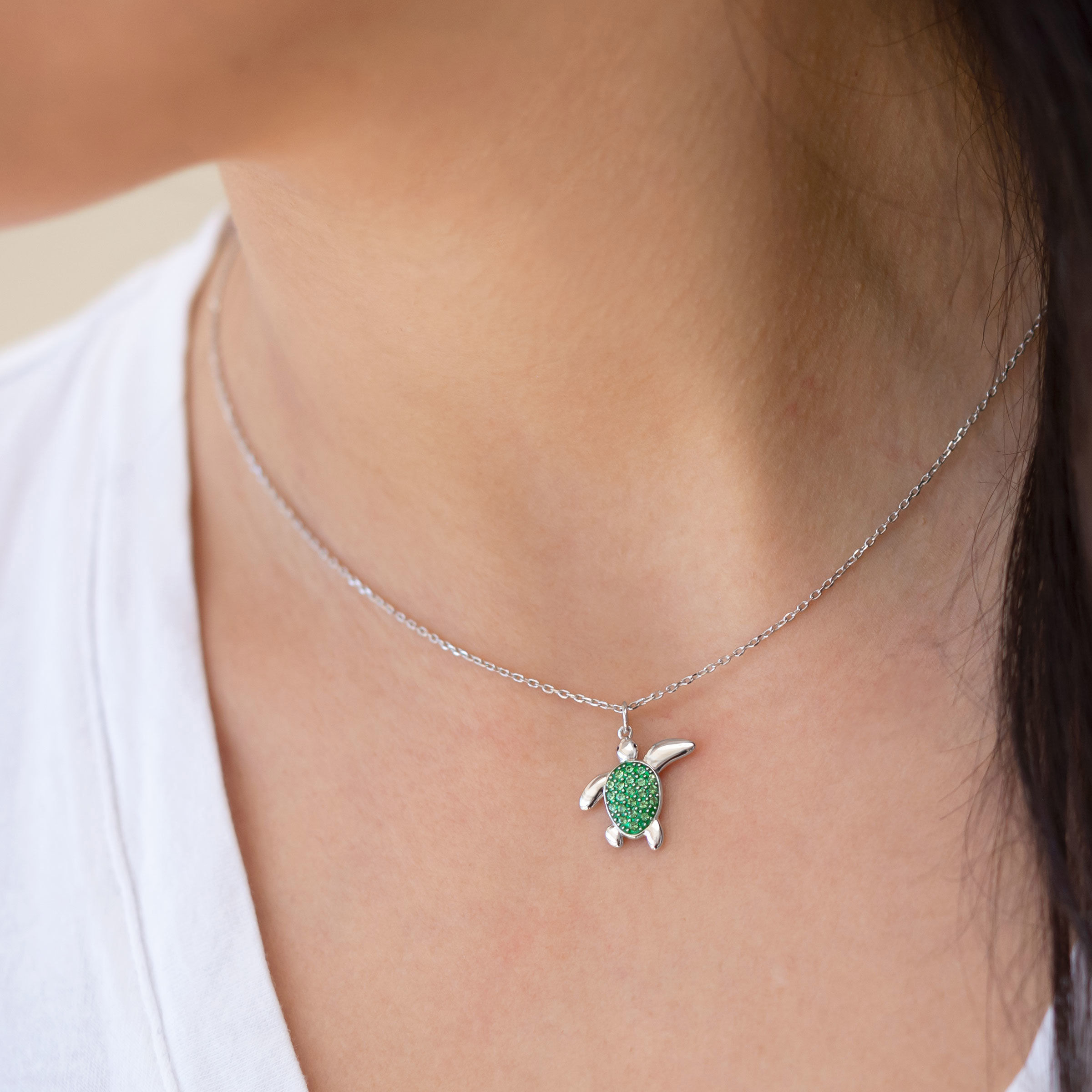 Sea Turtle Necklace — view 2