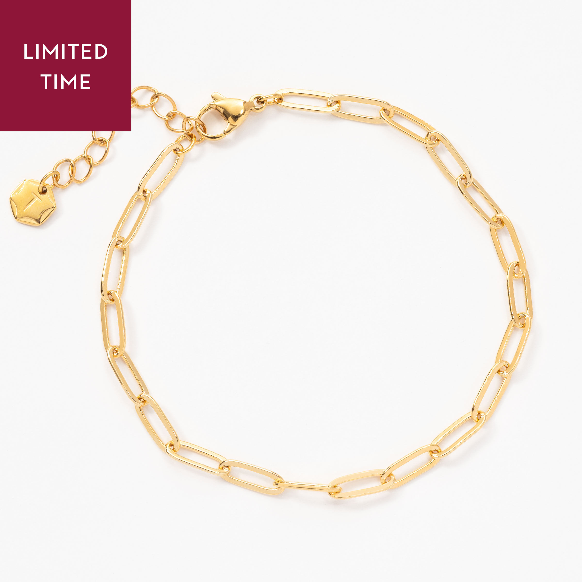 Paperclip Charm Bracelet