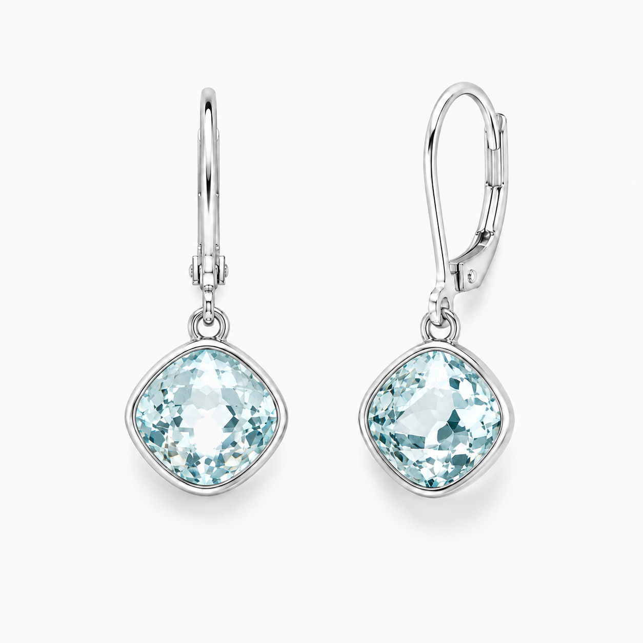 Icon Earrings, Light Azore