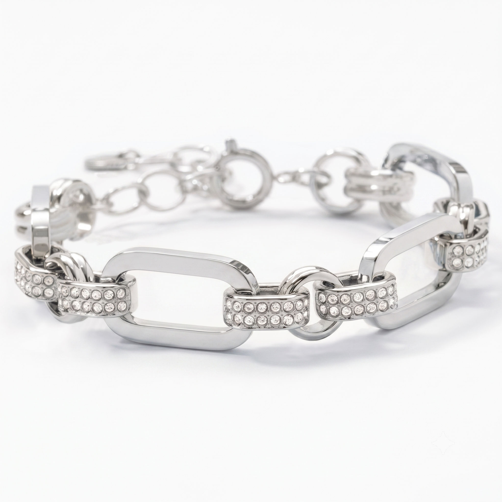 Bold Move Bracelet, Crystal