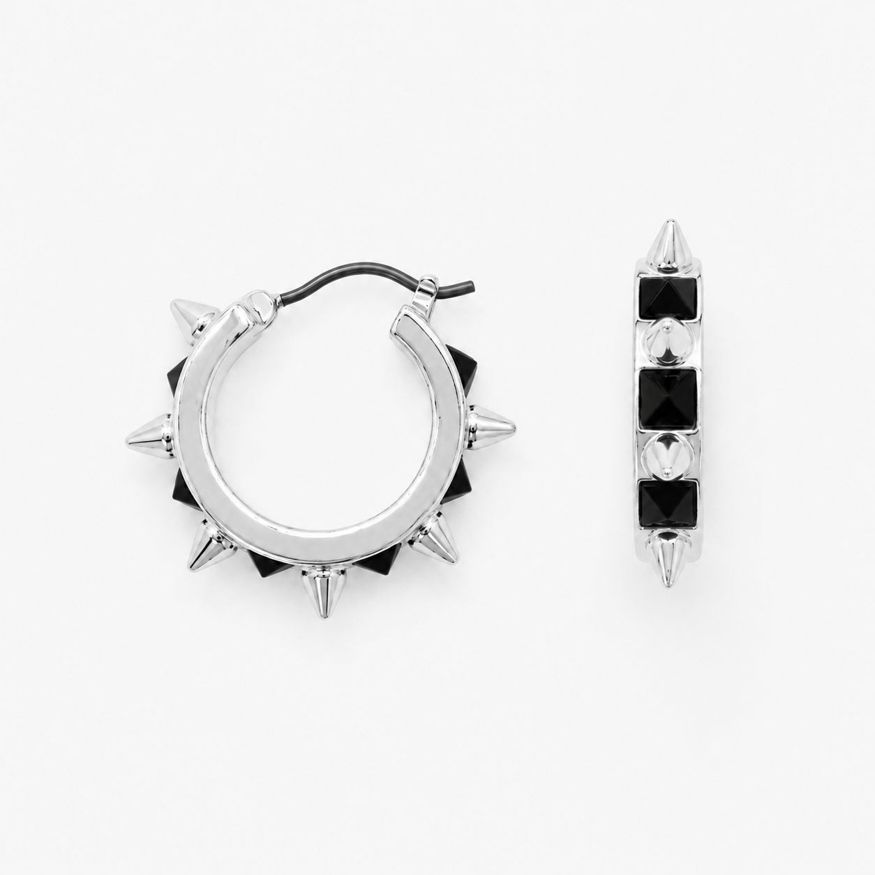 Get to the Point Earrings, Jet