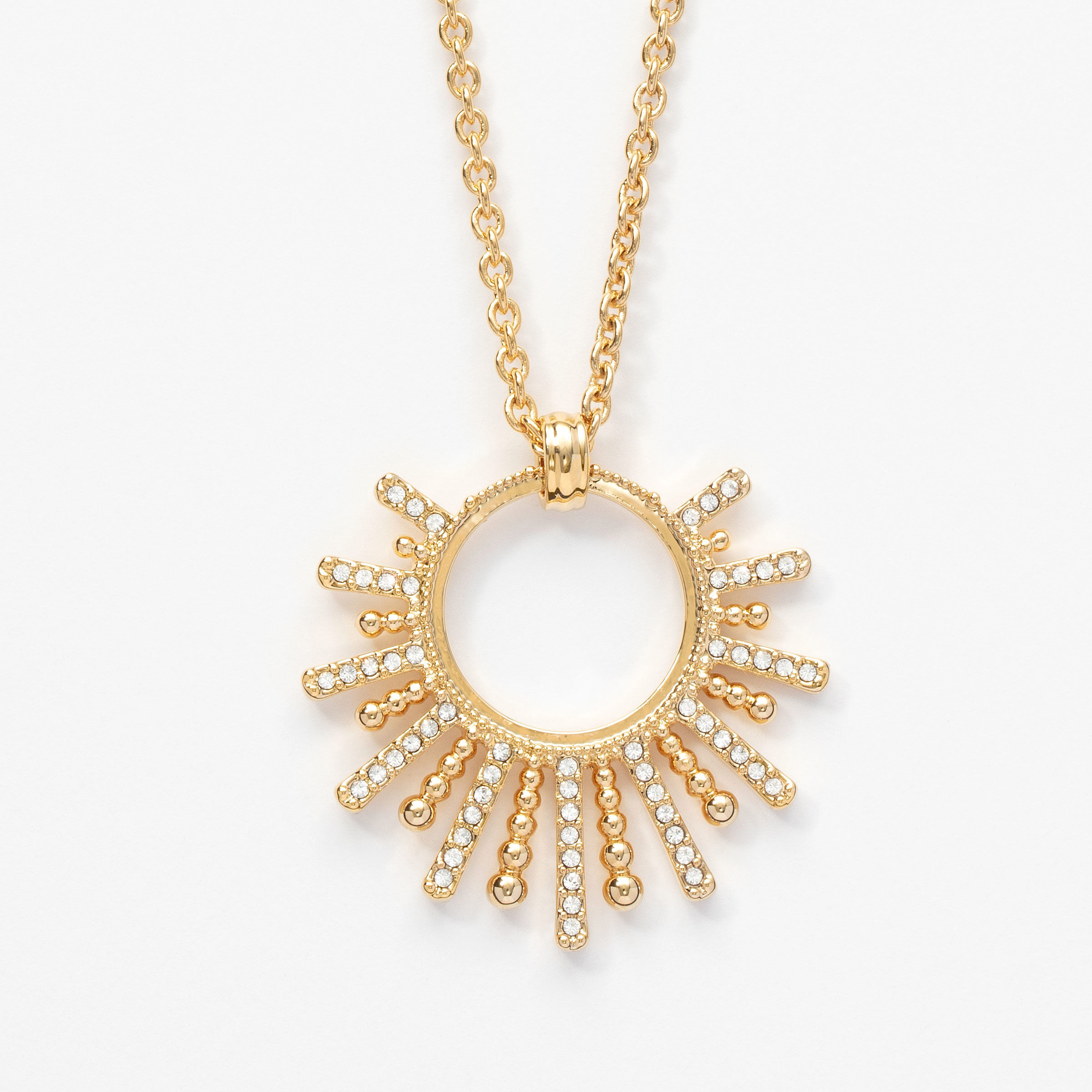 Cutting Edge Pendant, Golden