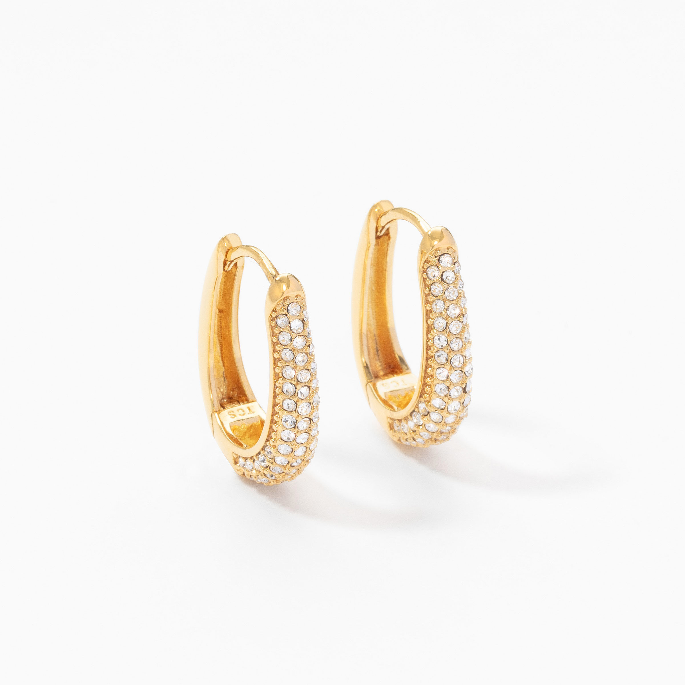 Mini Lumina Earrings, Golden