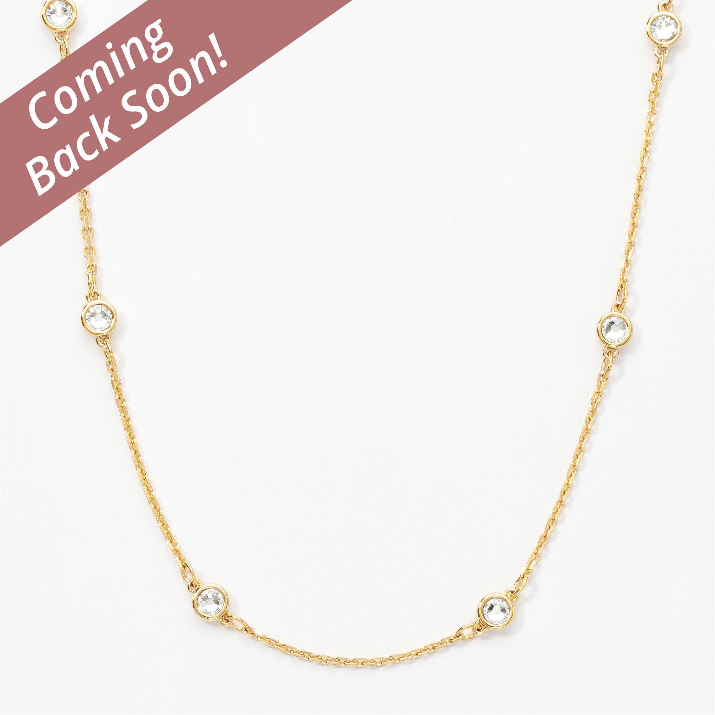 Fine Line Necklace, Golden