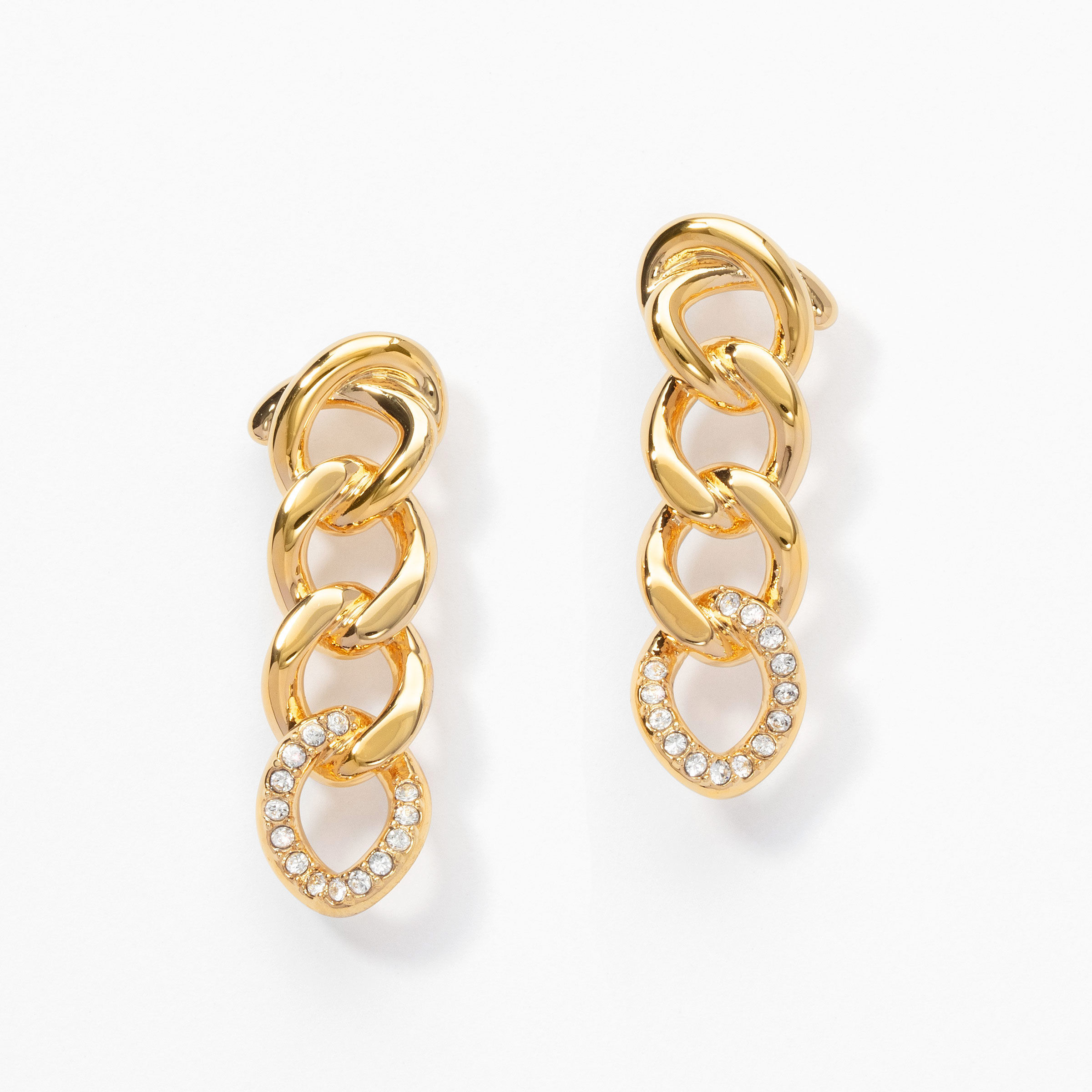 Urban Shine Earrings, Golden