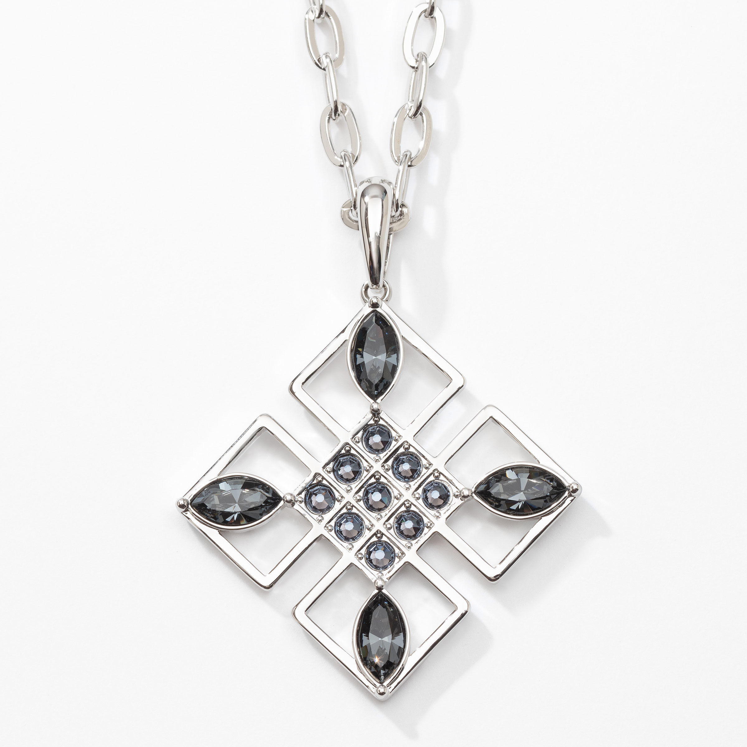 Gallery Necklace, Black