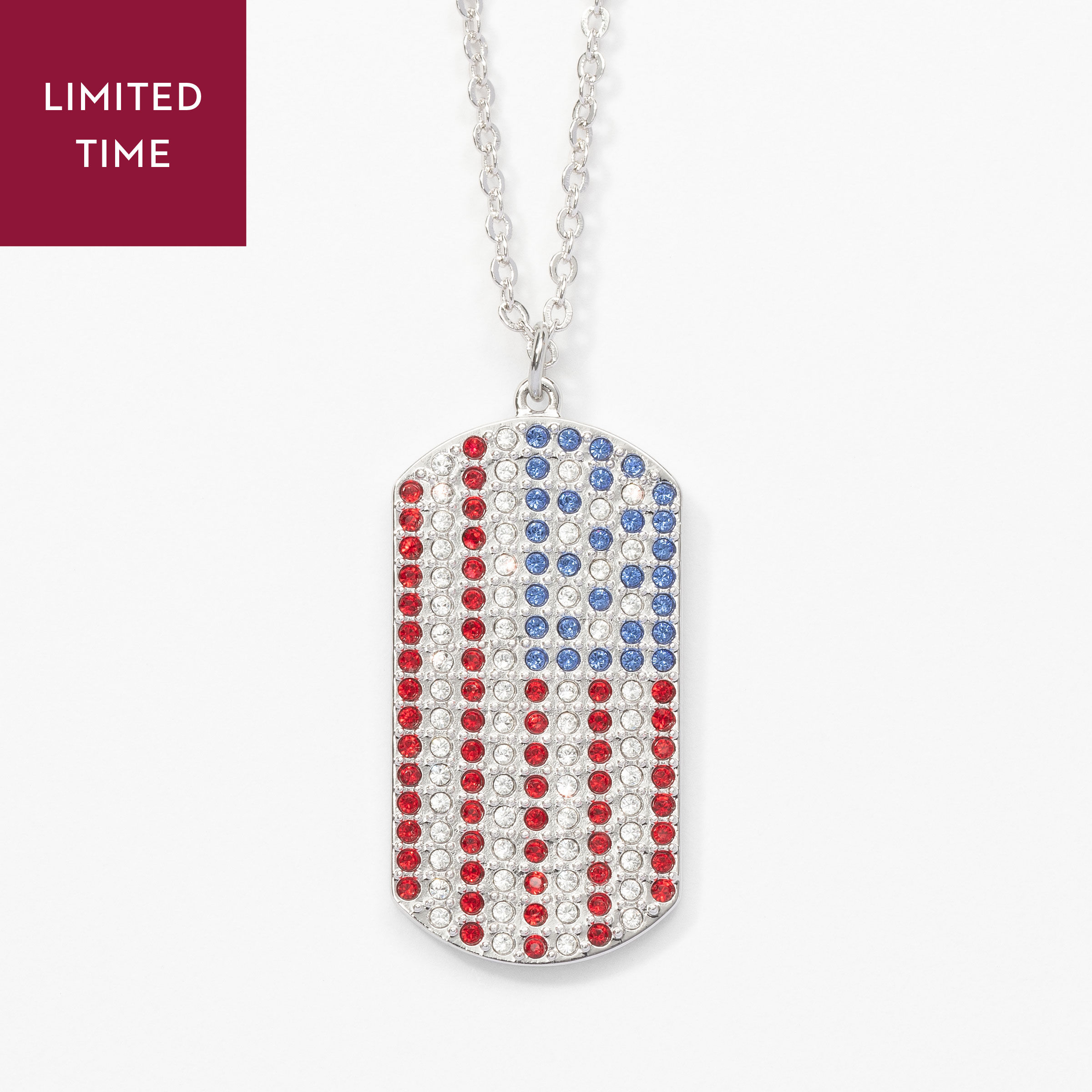 USA Dog Tag Necklace