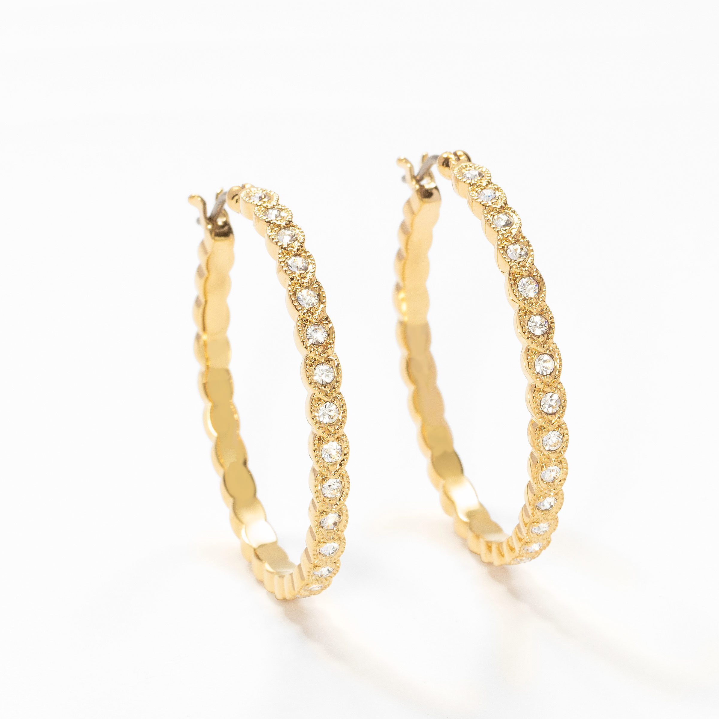 Lena Earrings, Golden