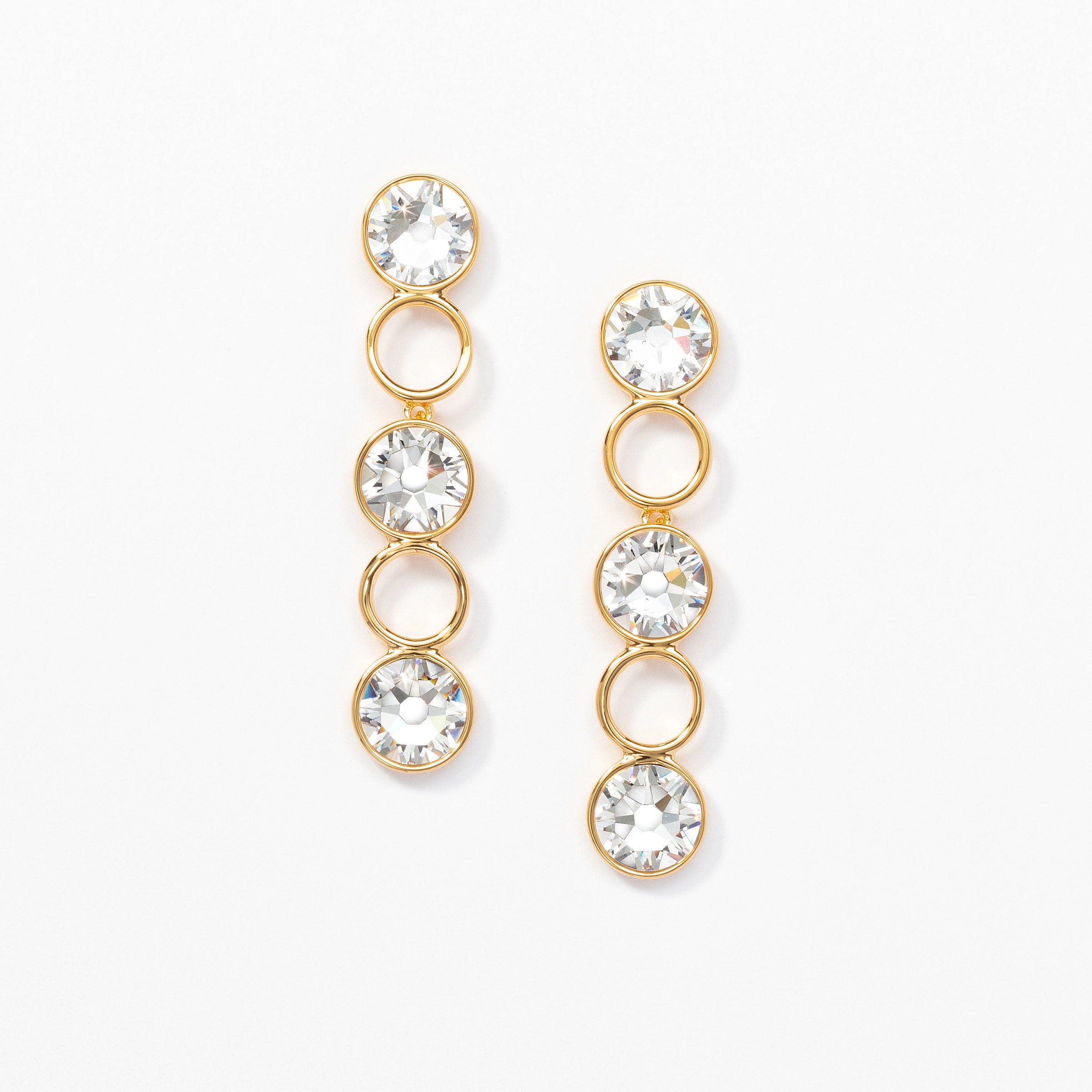 Shine on Me Earrings, Golden