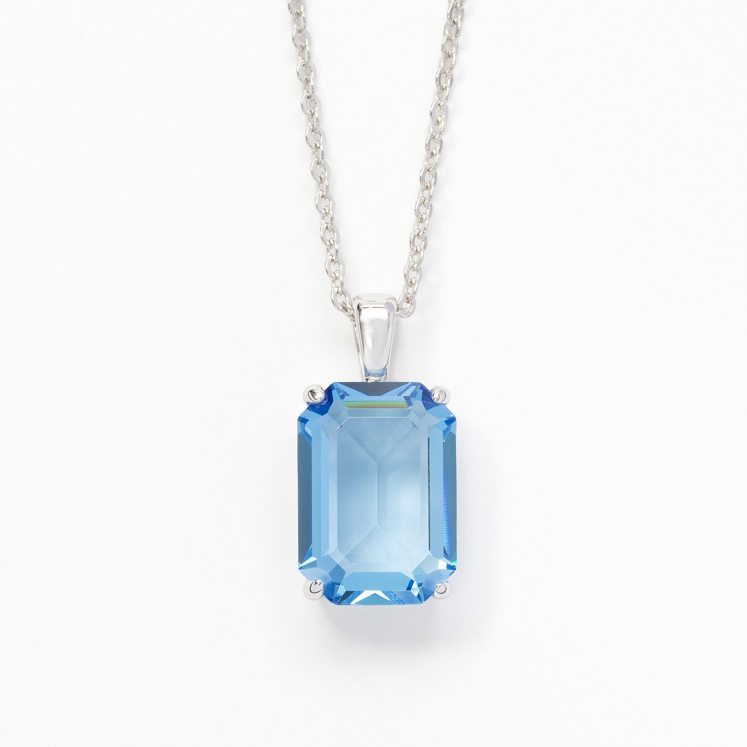 Barrington One Necklace, Ice Blue