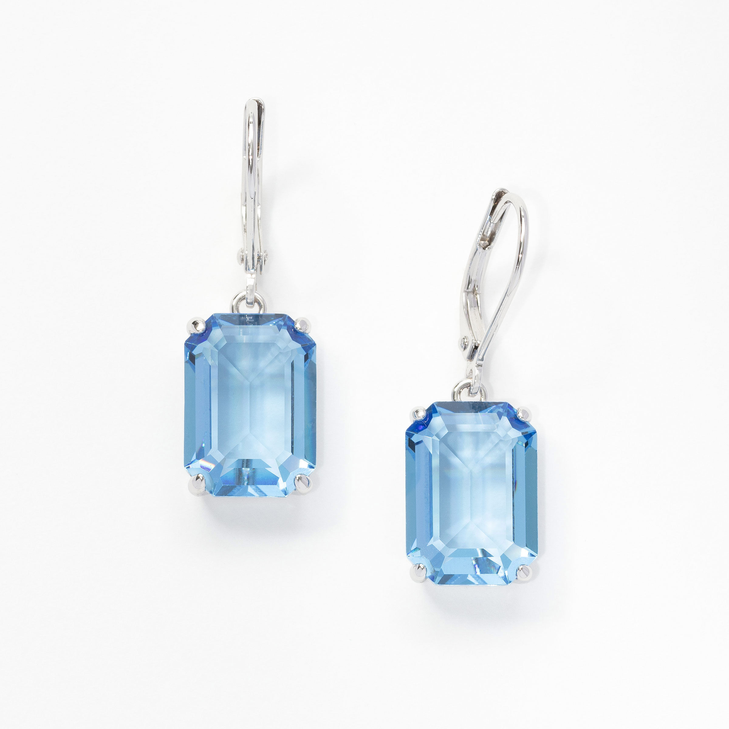 Barrington Earrings, Ice Blue