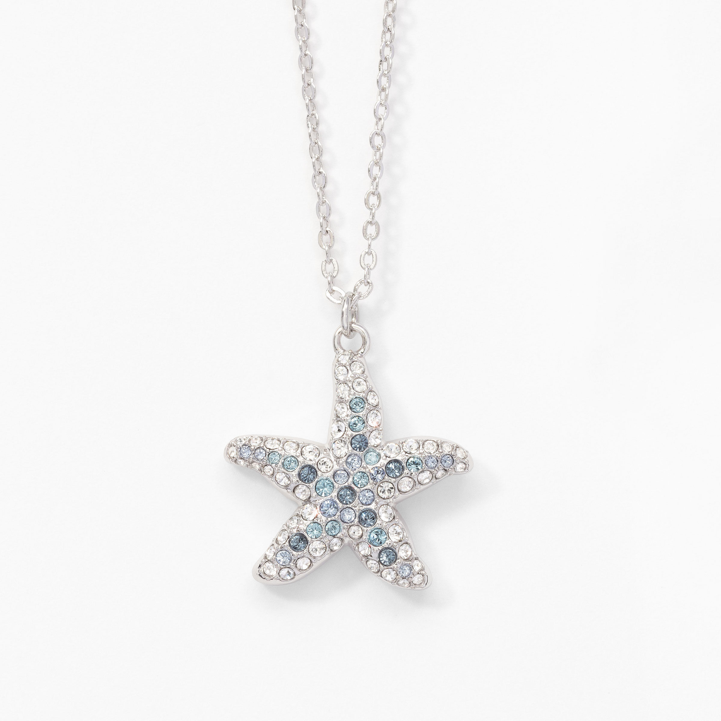 Starfish Necklace, Blue
