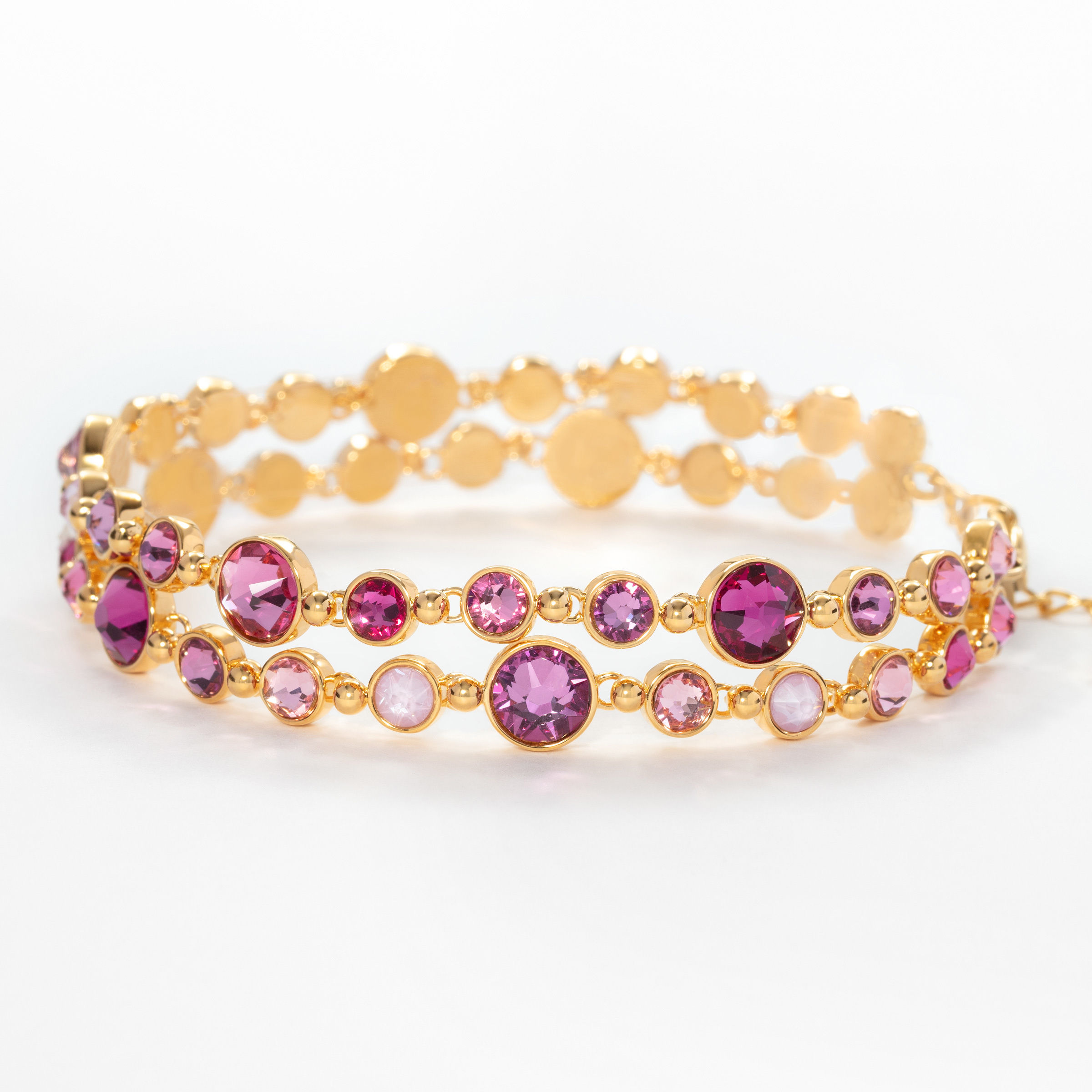 Glam Bracelet, Golden Pink