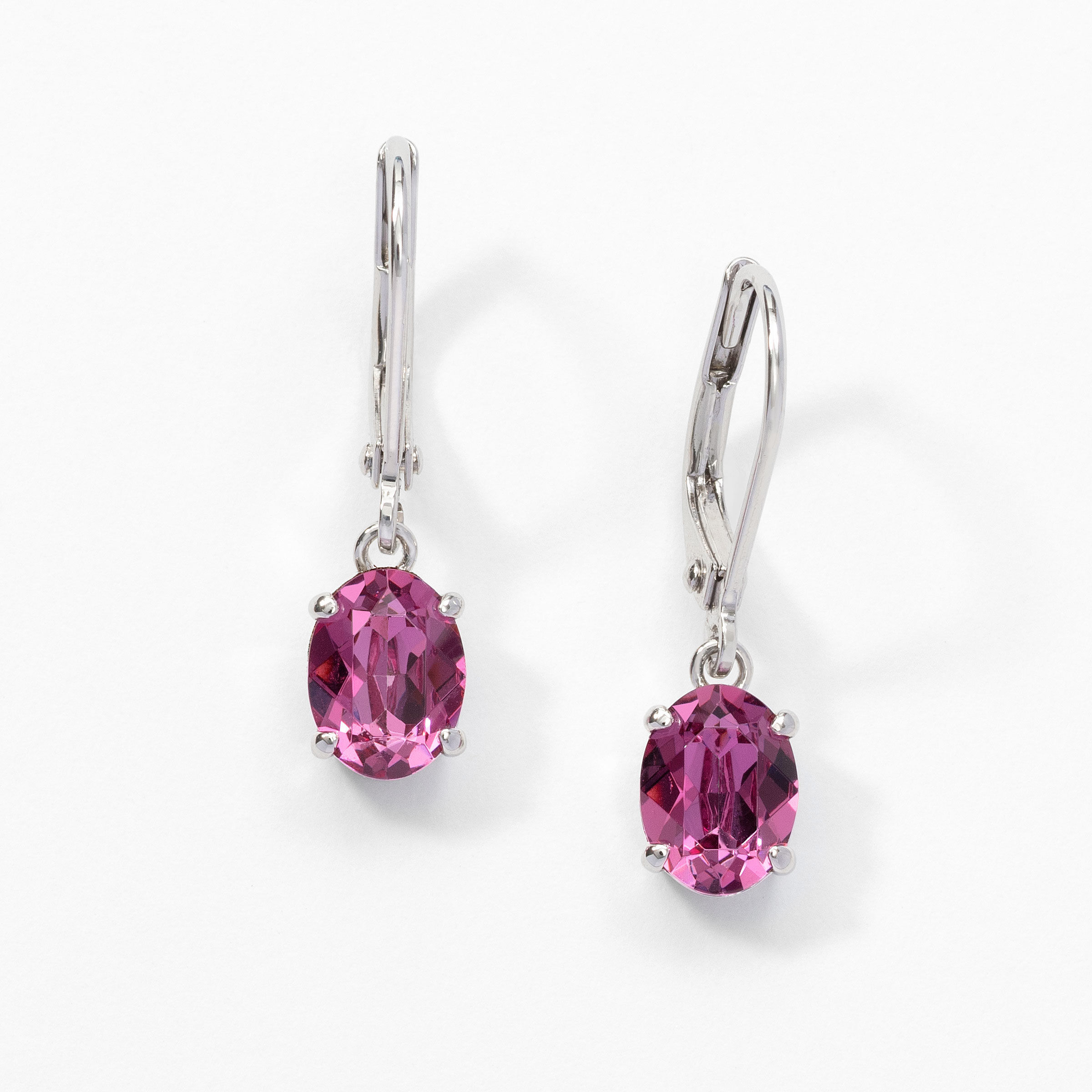 Paint the Town Earrings, Dark Rose