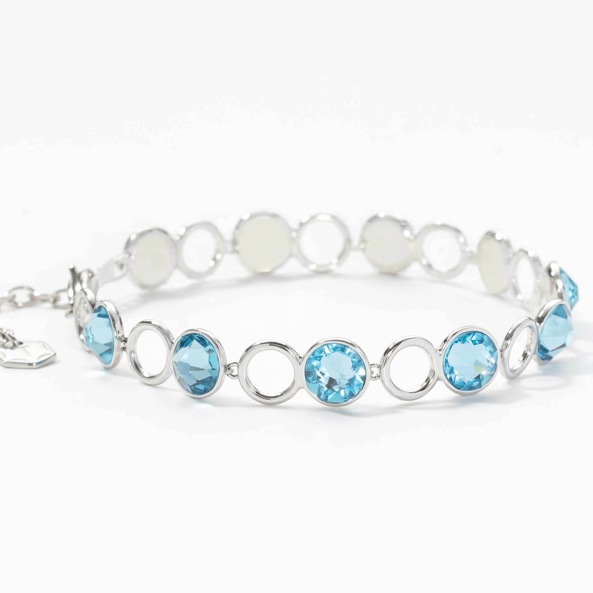 Shine On Me Bracelet, Aquamarine