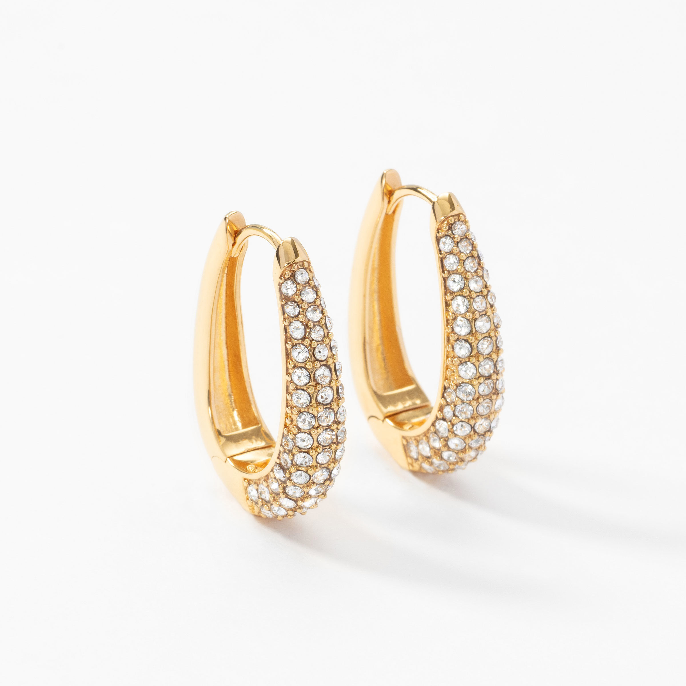 Lumina Earrings, Golden