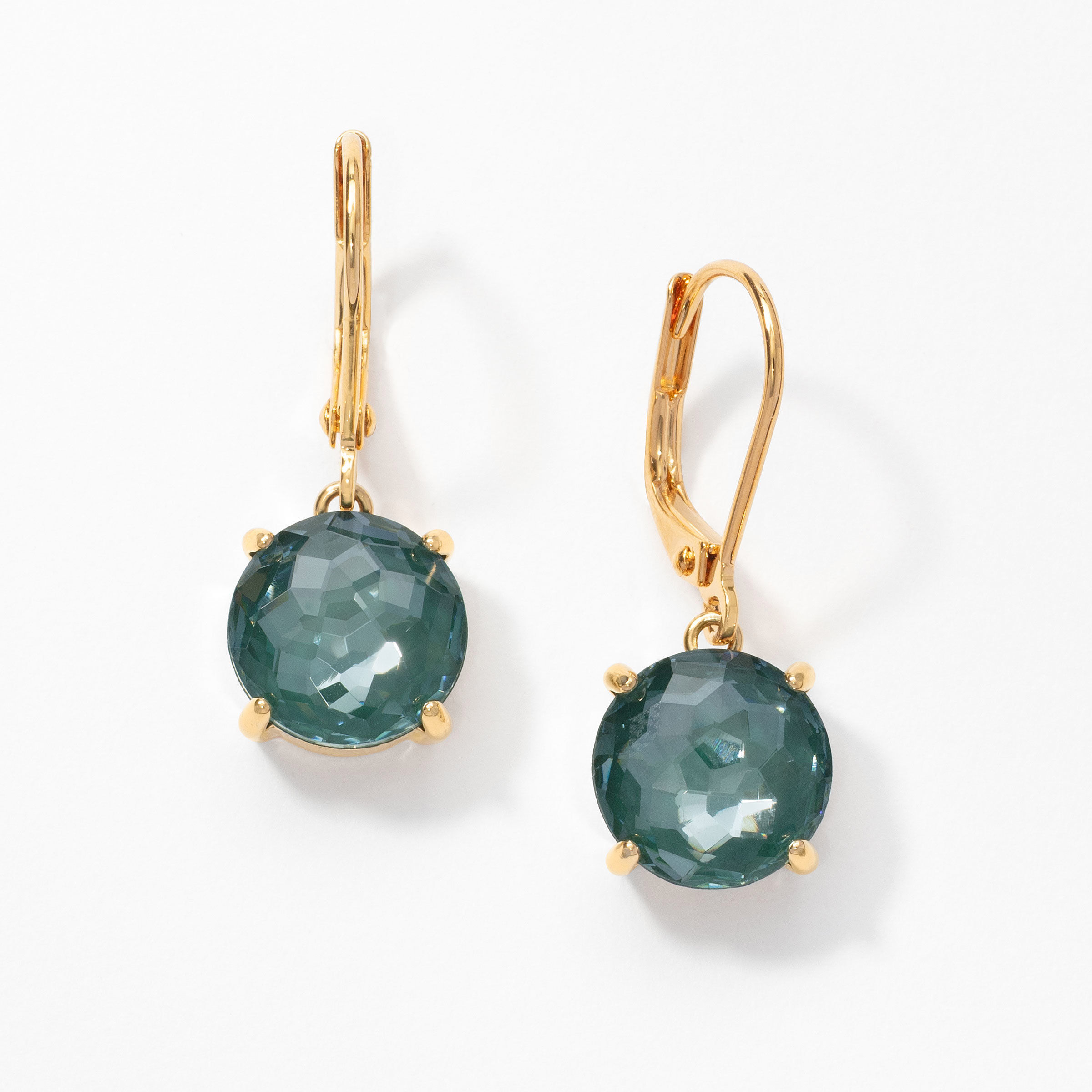 Ella Earrings, Golden Pine