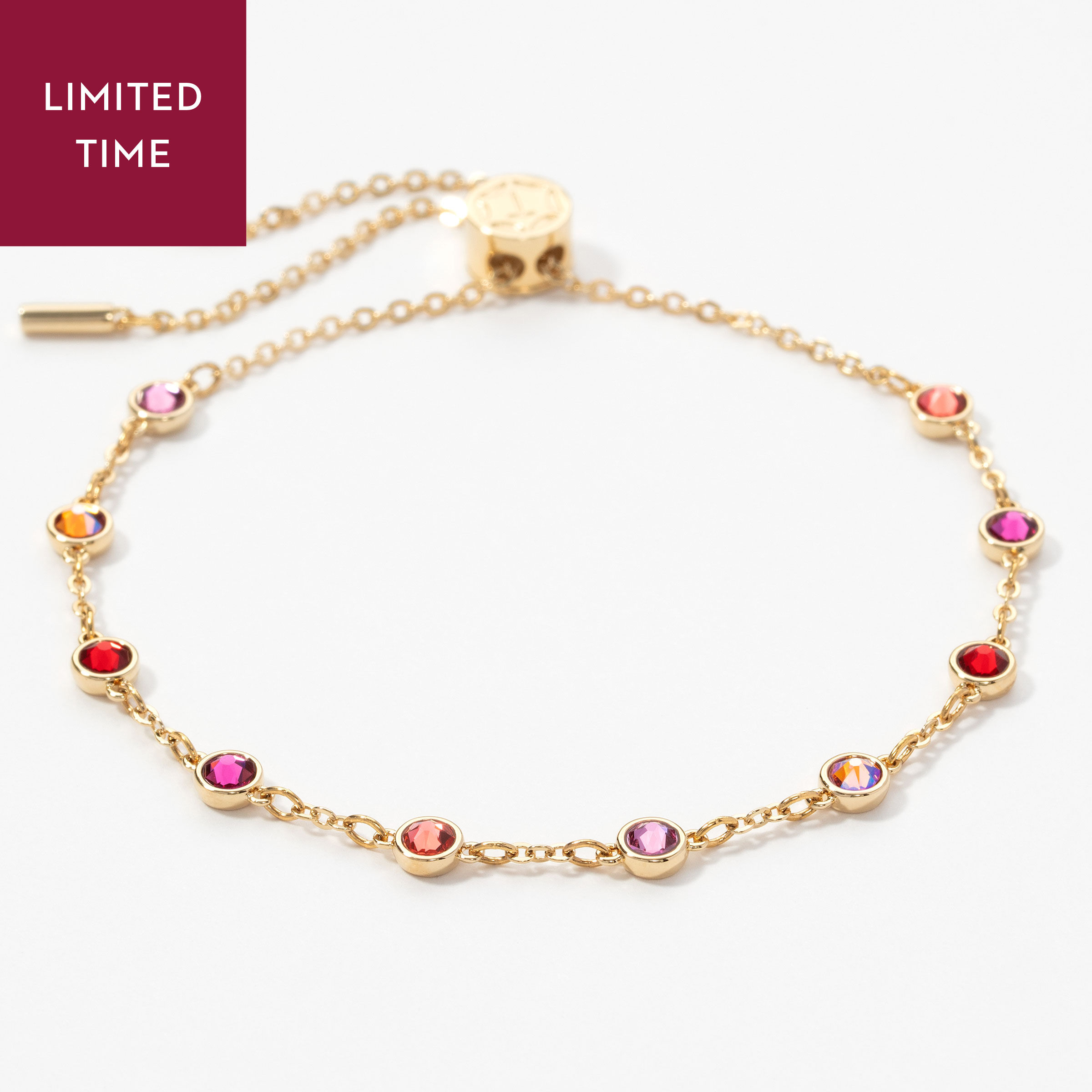 Fine Line Bracelet, Golden Sunset