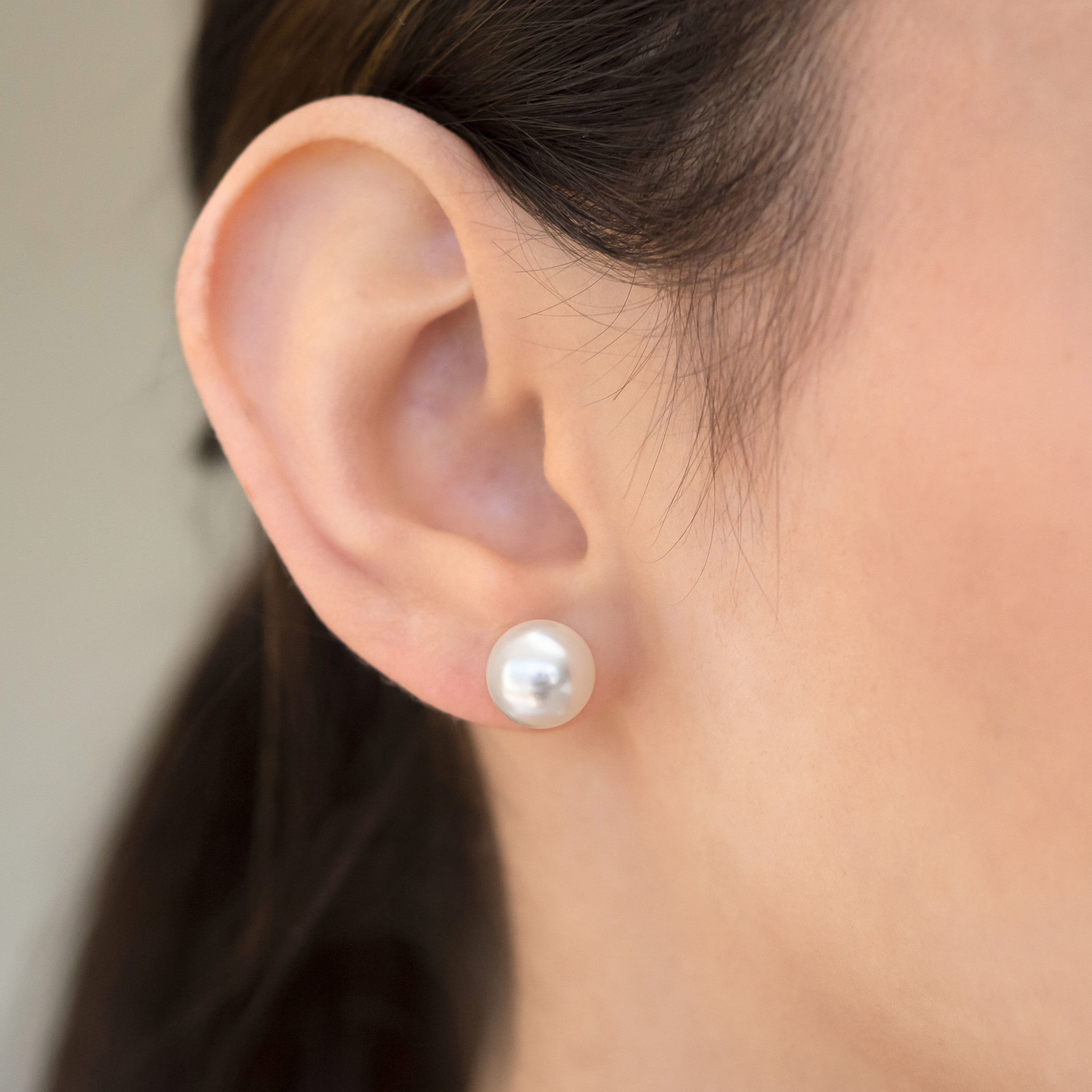 Flipside Earrings, White — view 2
