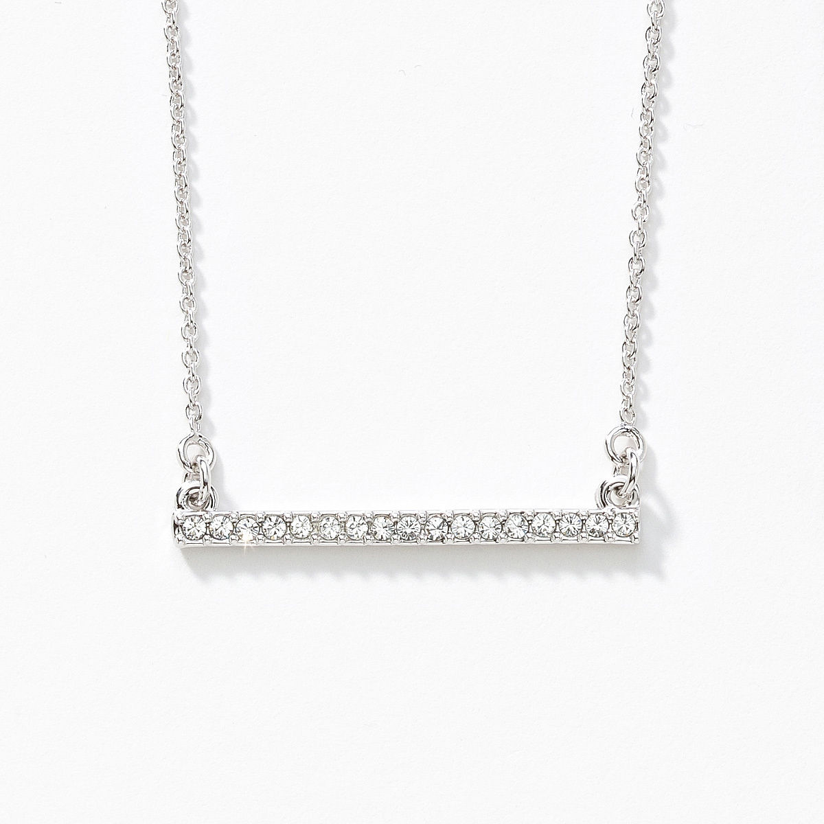 Pavé Bar Necklace