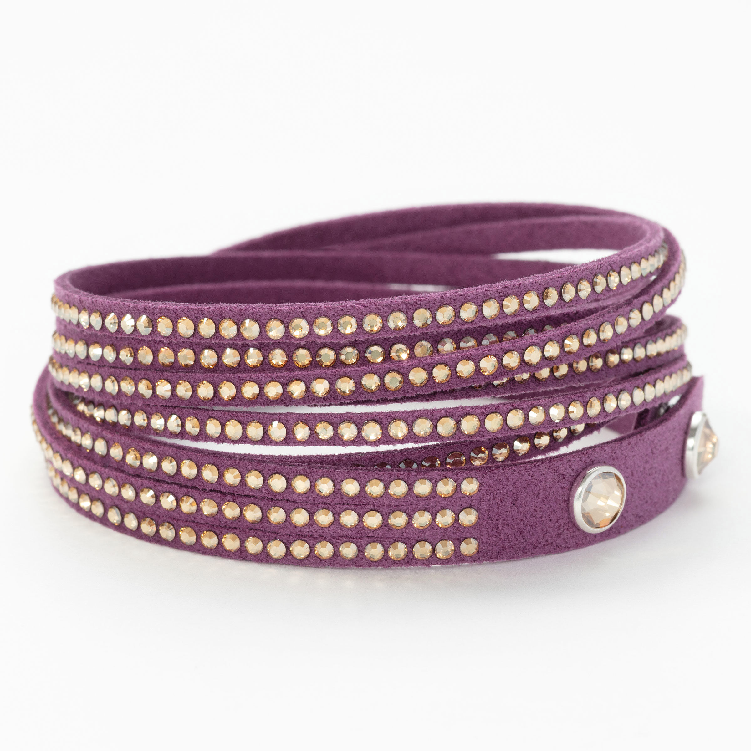 Wrap-Star Bracelet, Golden Amethyst