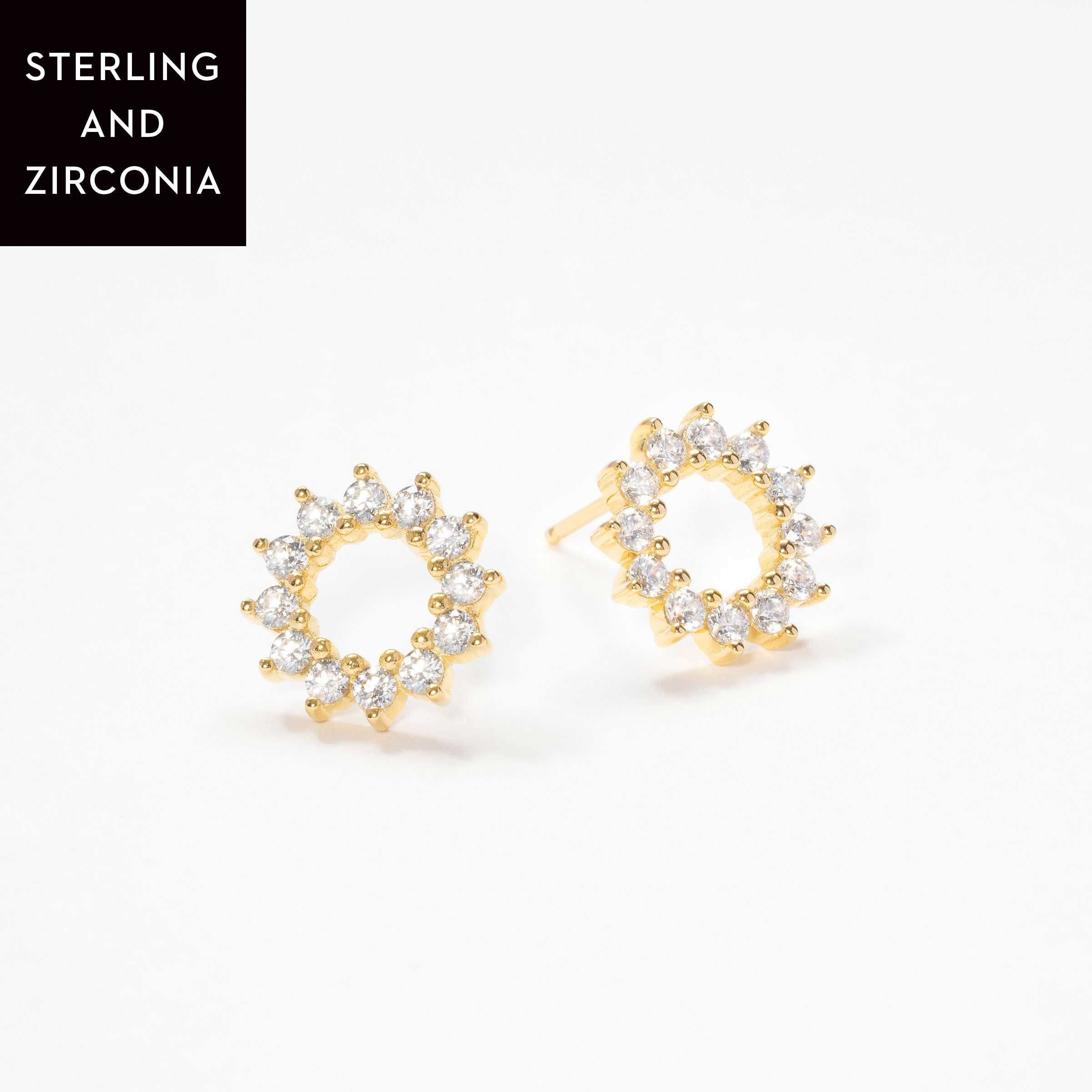 Forever and Ever Earrings, Golden