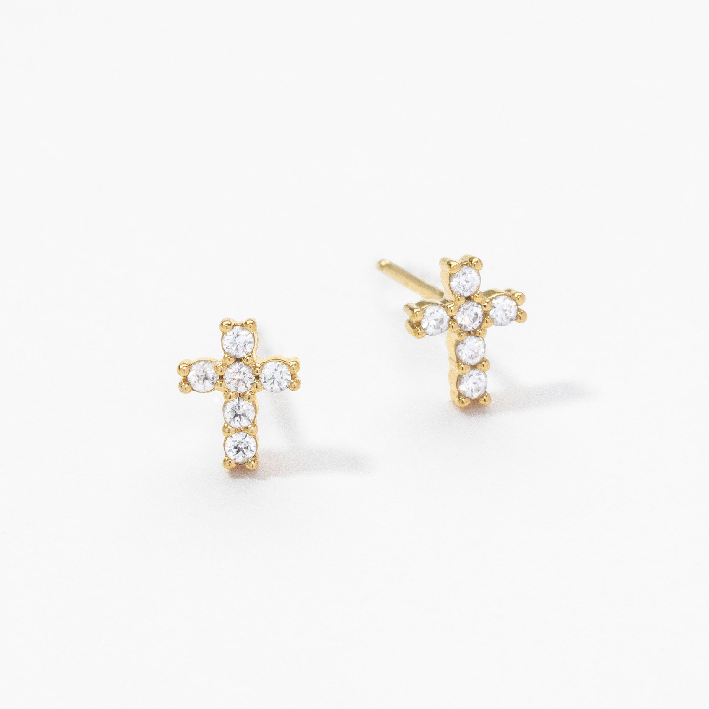 Small Blessings Earrings, Golden — view 3