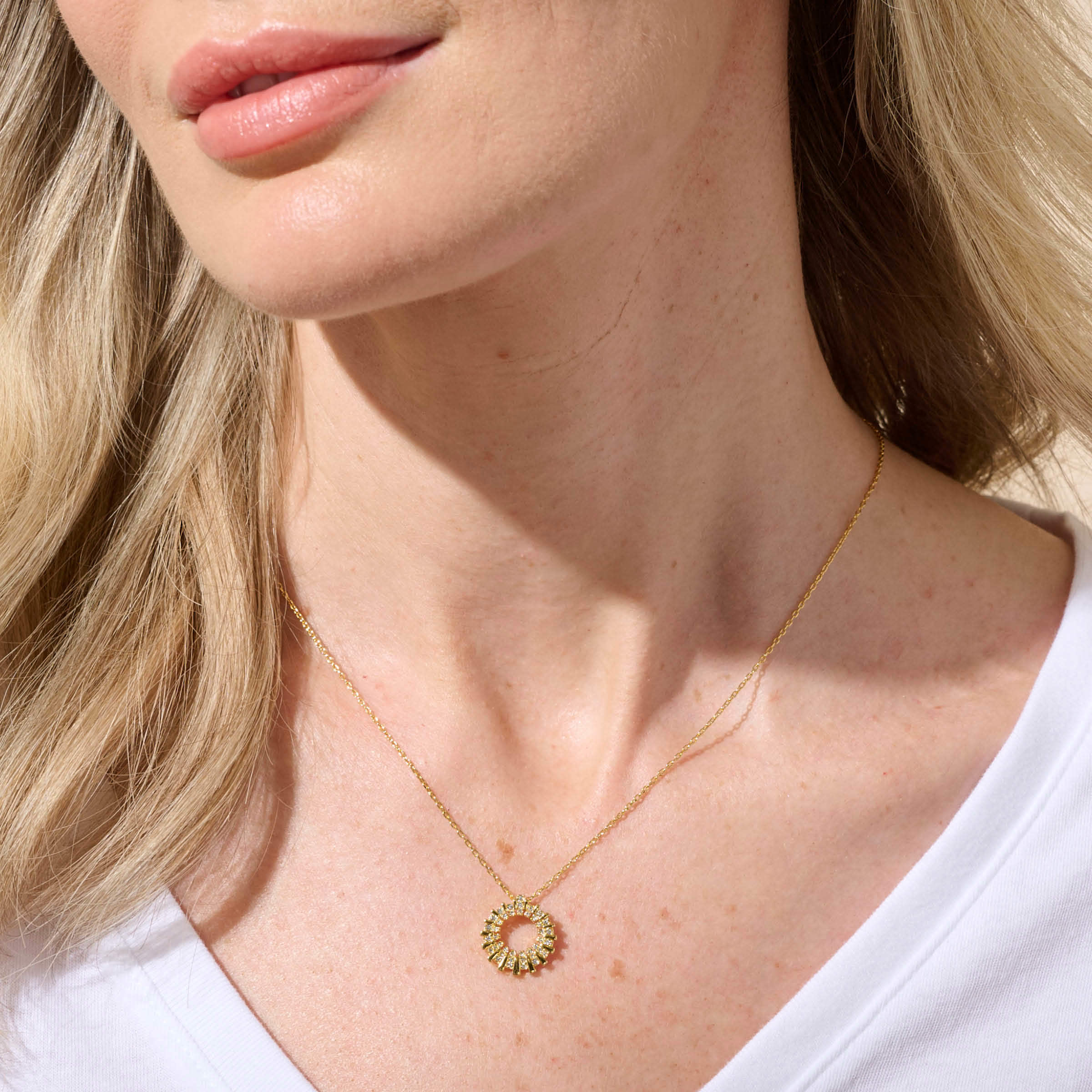 Arcadia Necklace, Golden — view 2