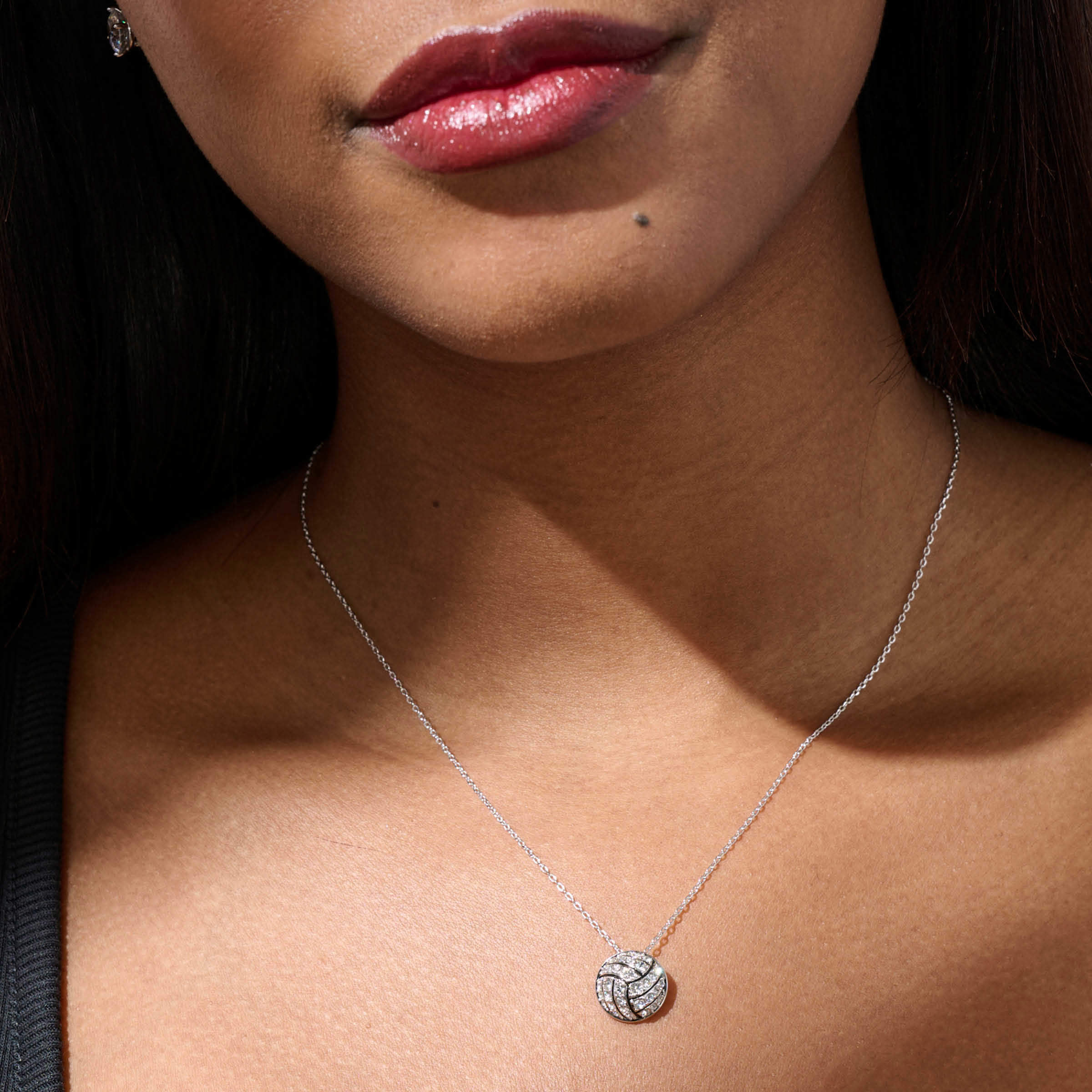 Volleyball Necklace — view 2