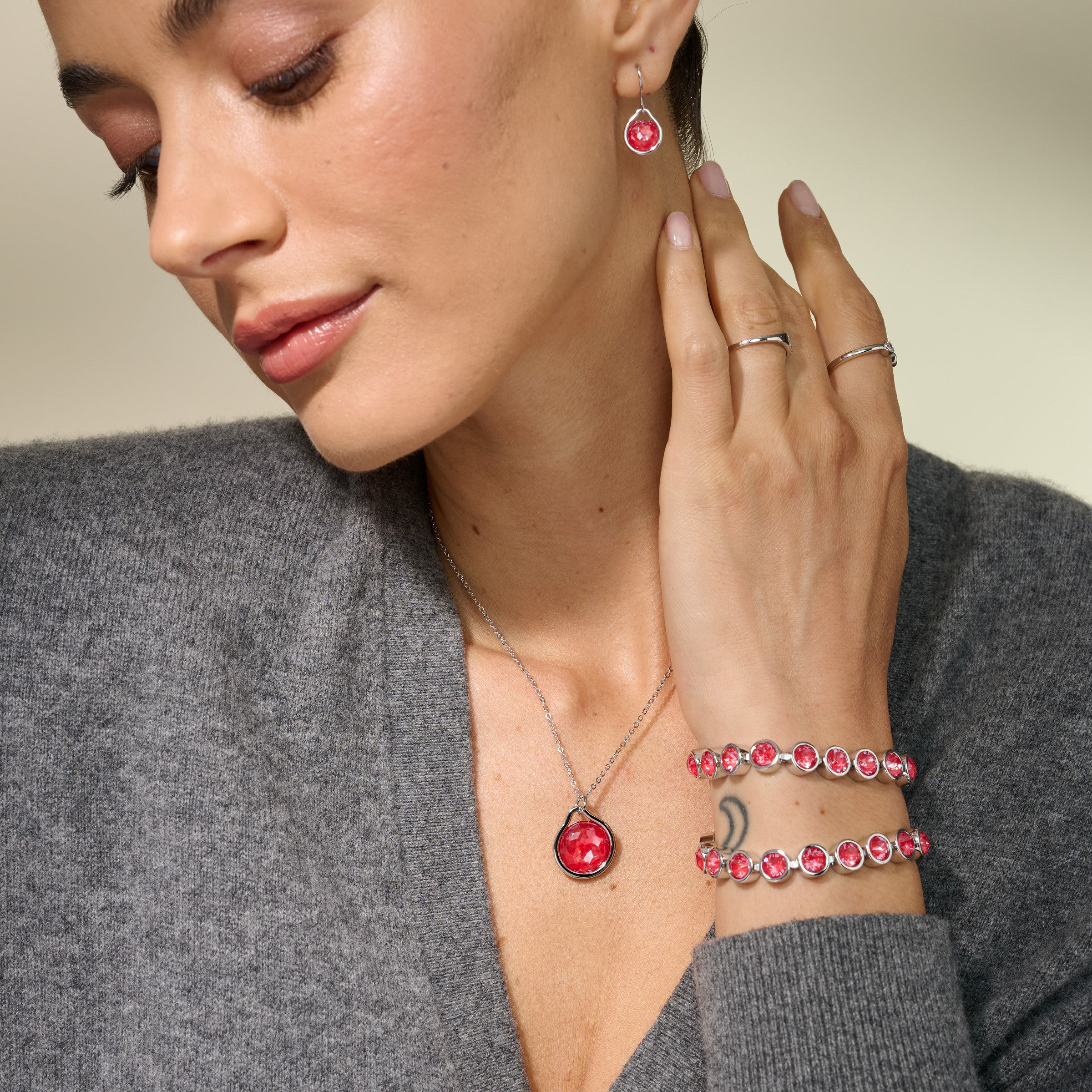 Fantasy Earrings, Poppy — view 2