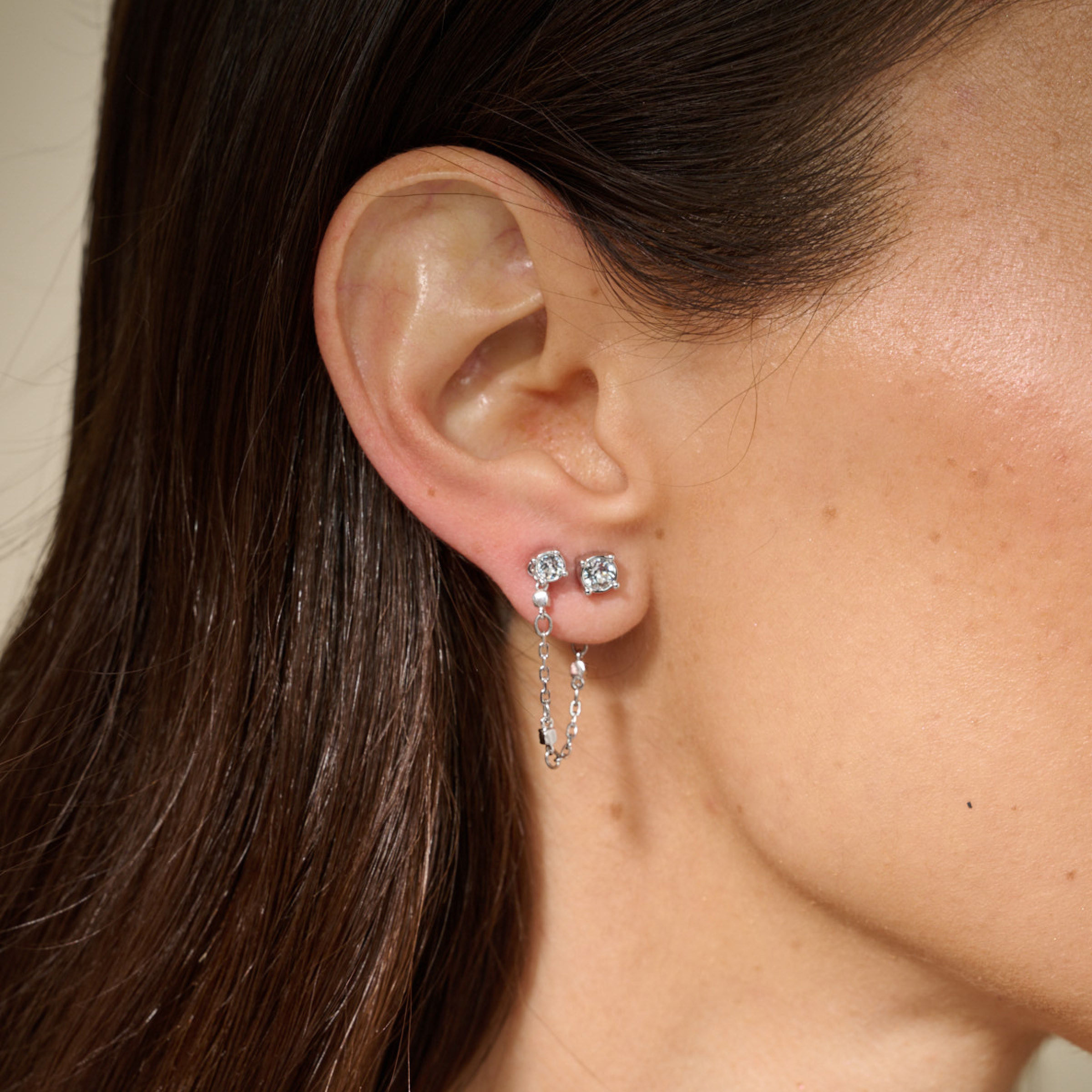Double Time Earrings — view 2