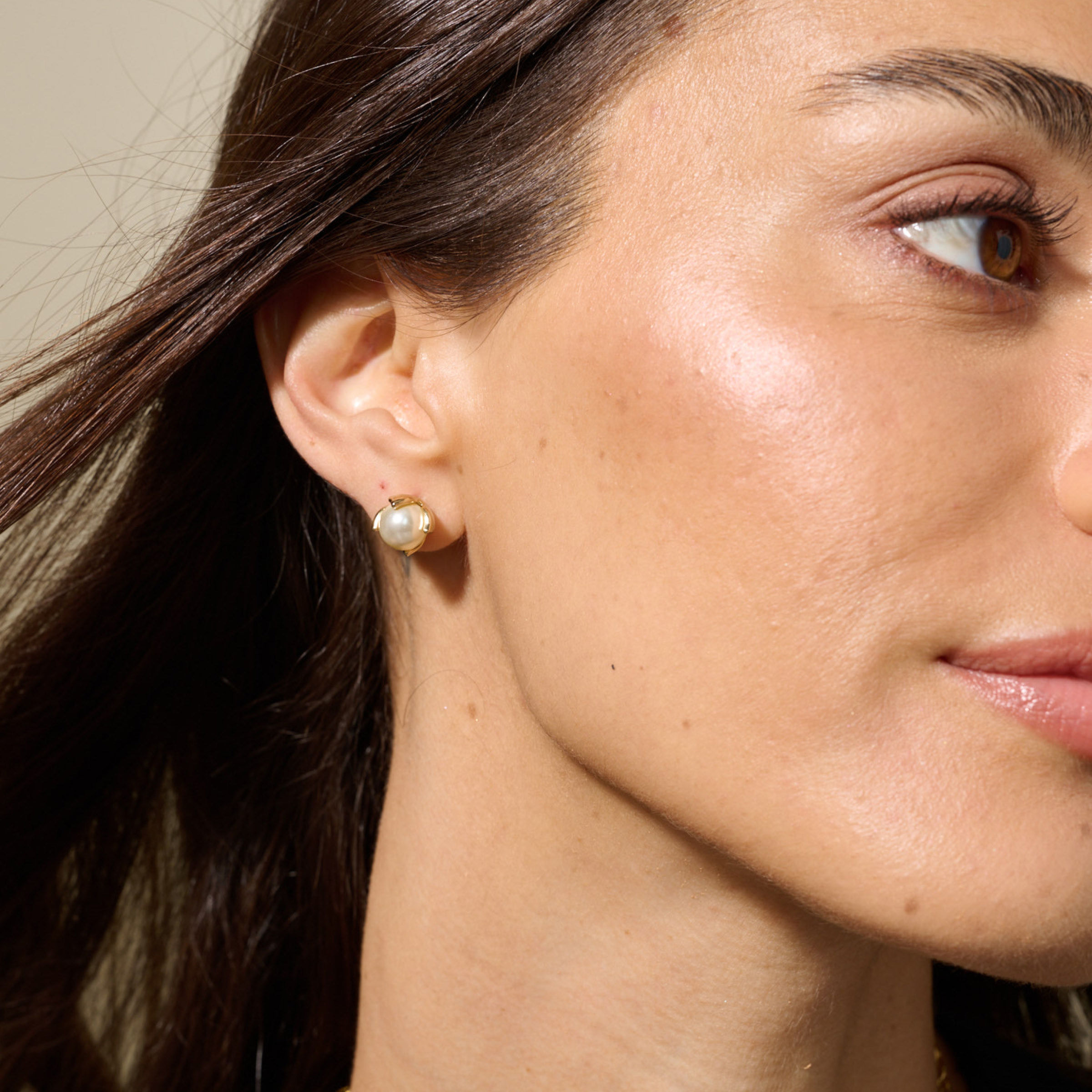 Bailey Pearl Earrings — view 2