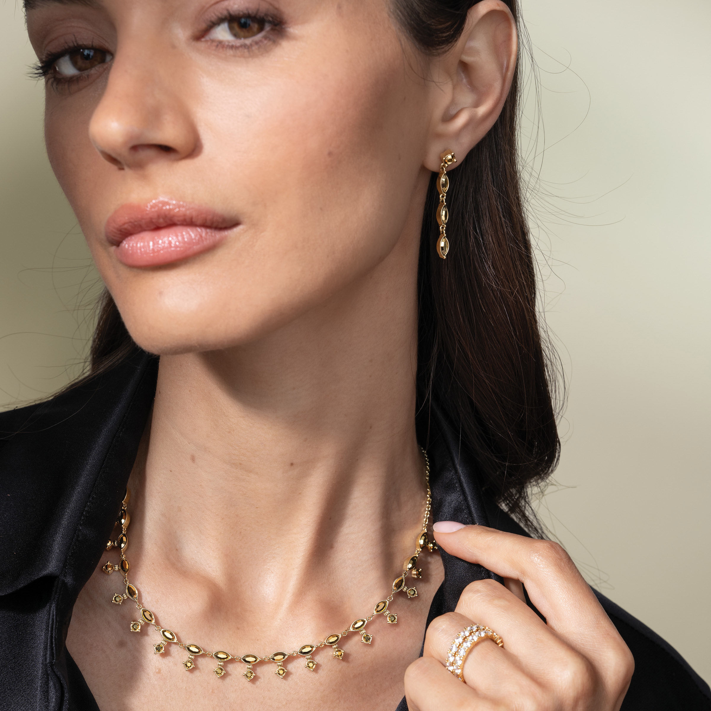 Aurum Drip Necklace — view 2
