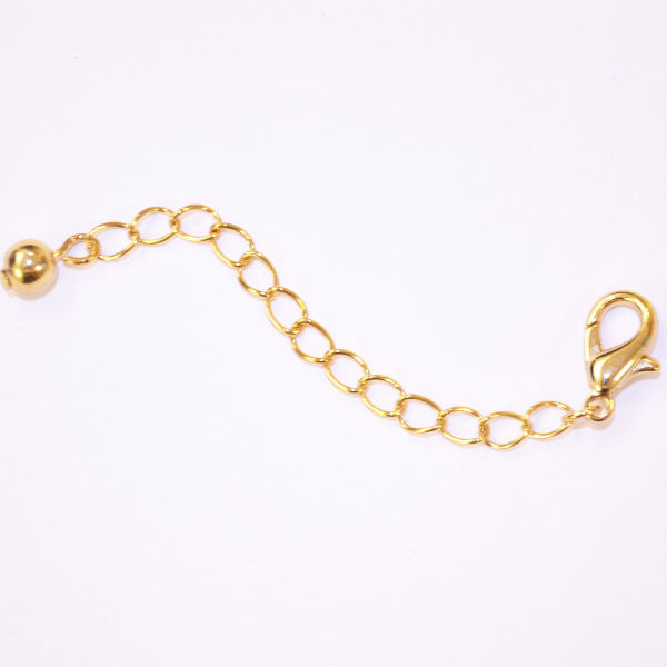 Gold Tone Lobster Clasp Extension Chain