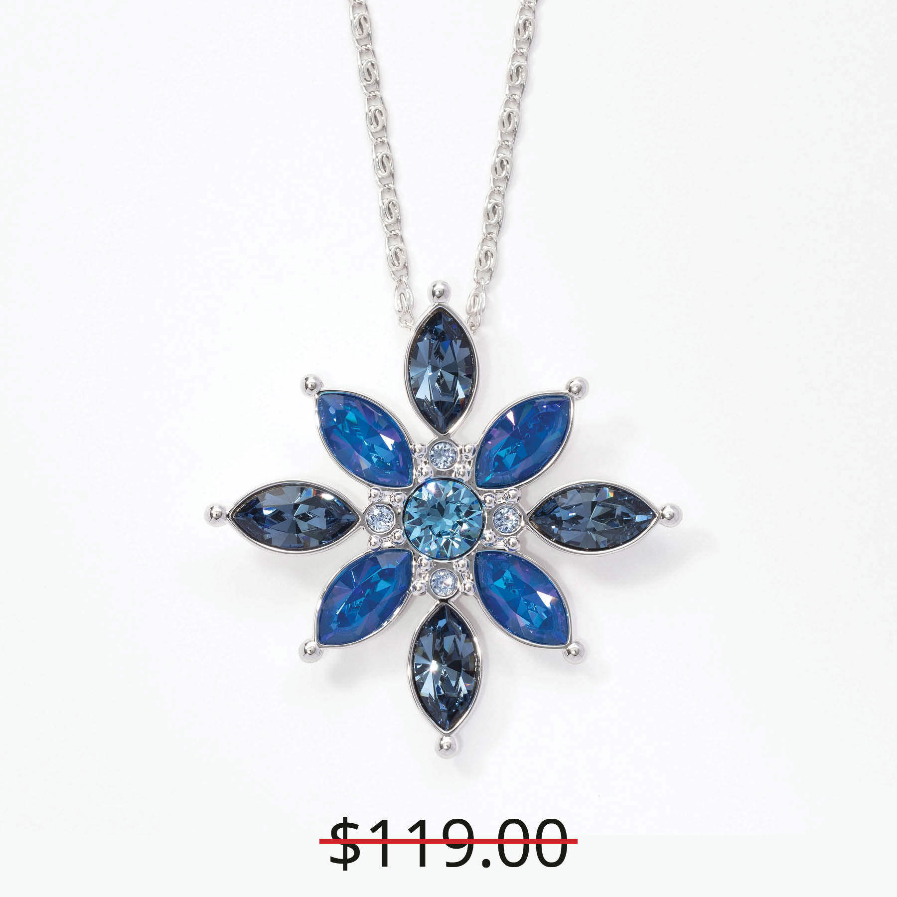 Summer Bloom Pendant, Blue