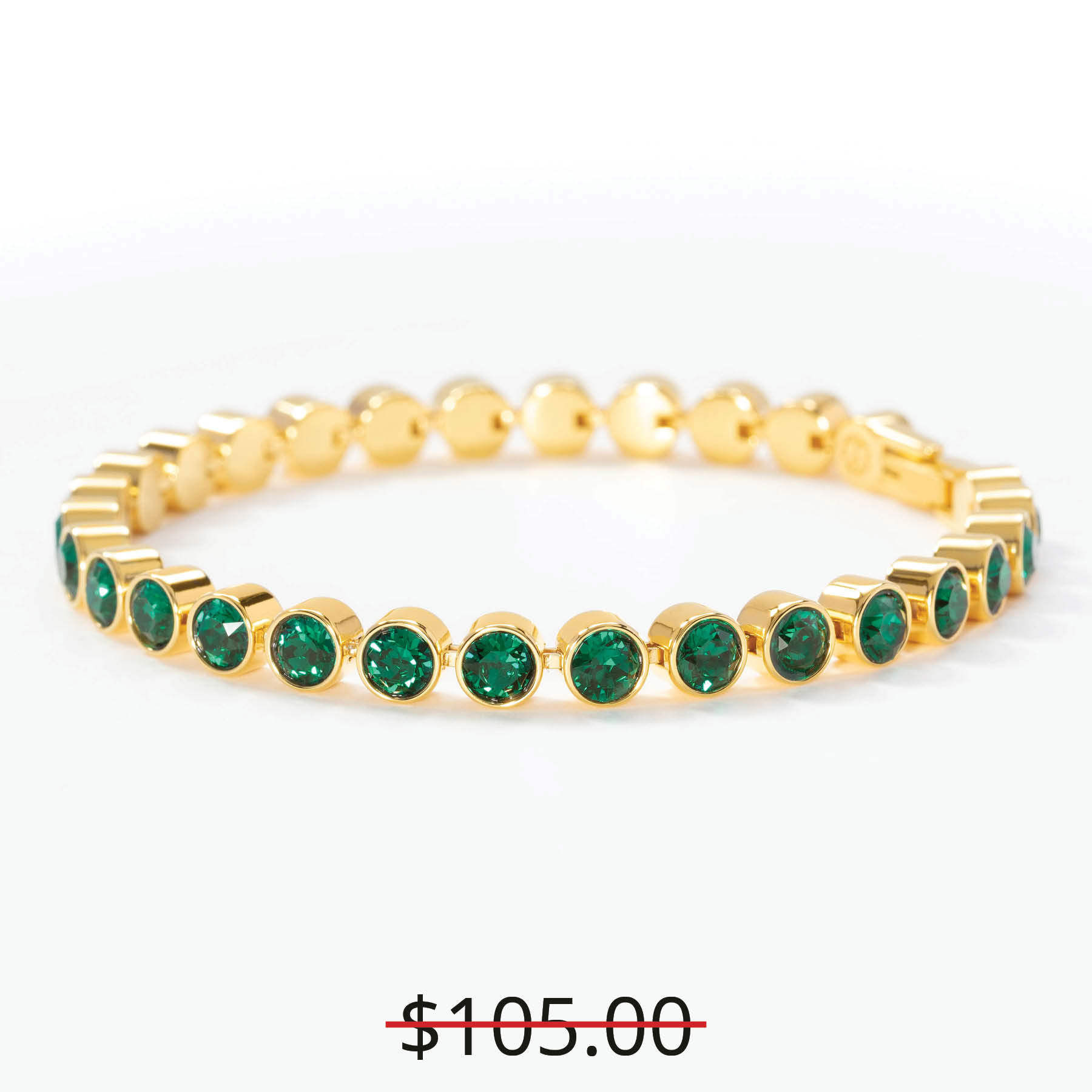 Mini Ice Bracelet, Golden Green