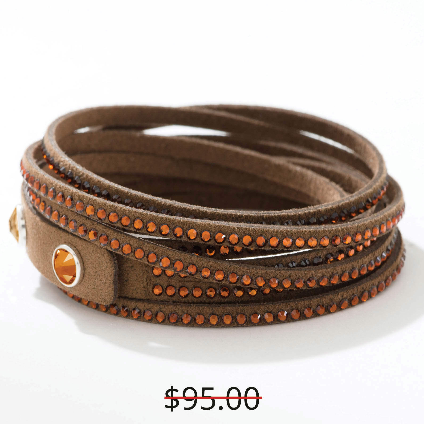 Wrap-Star Bracelet, Smoked Amber