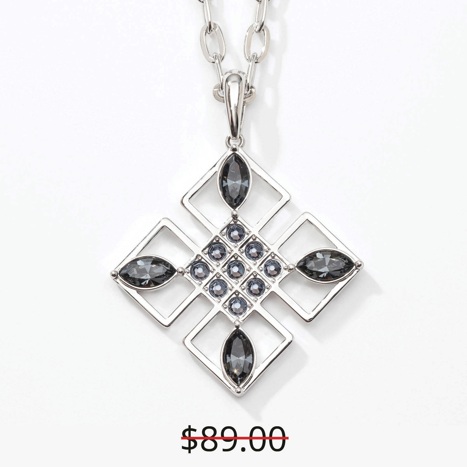 Gallery Necklace, Black — view 2
