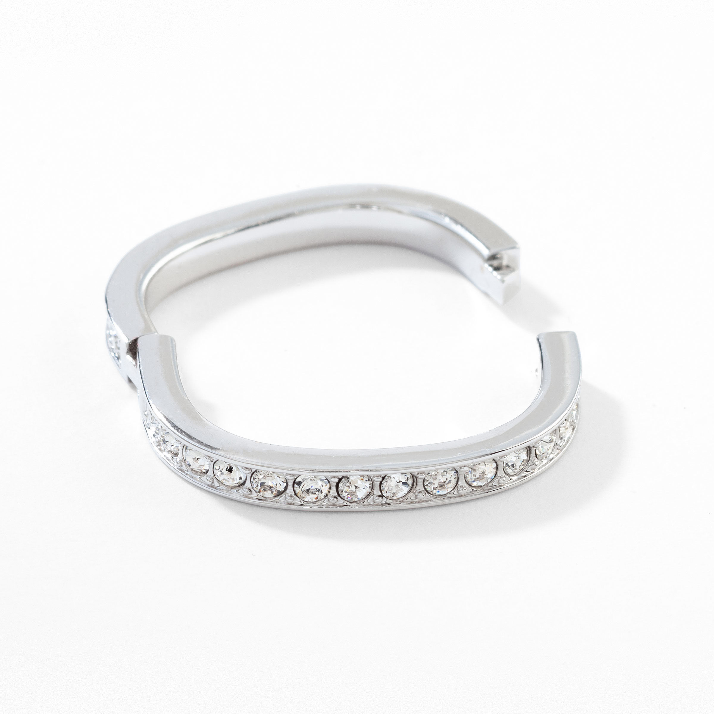 Crystal Necklace Converter, Rhodium — view 2