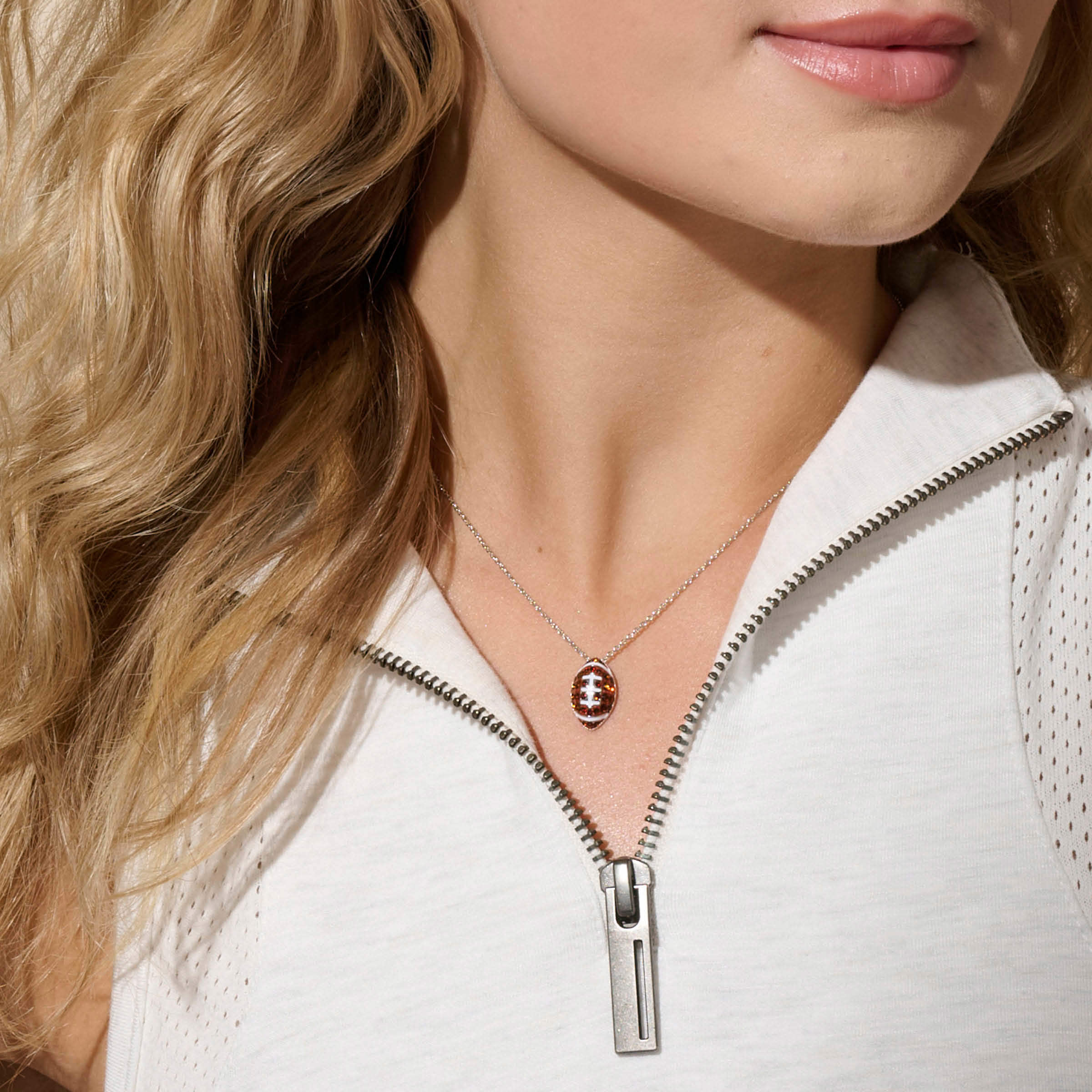 Football Necklace — view 2