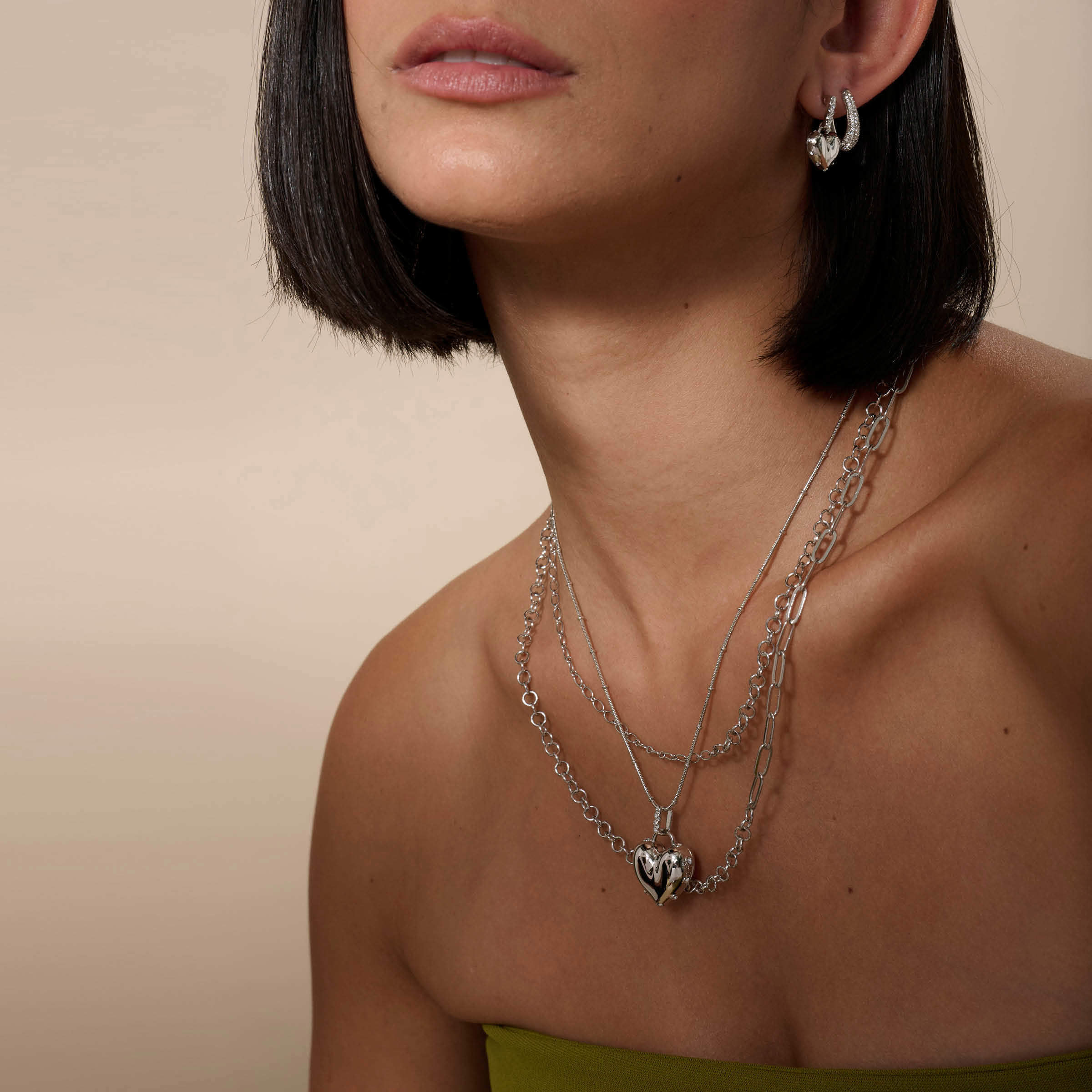 Full Heart Pendant — view 2