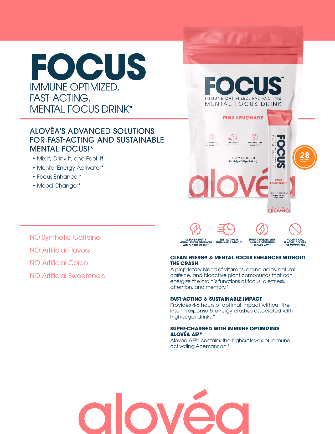 Fact Sheet Pink Lemonade - alovea-focus-pink-lemonade-stick-packs