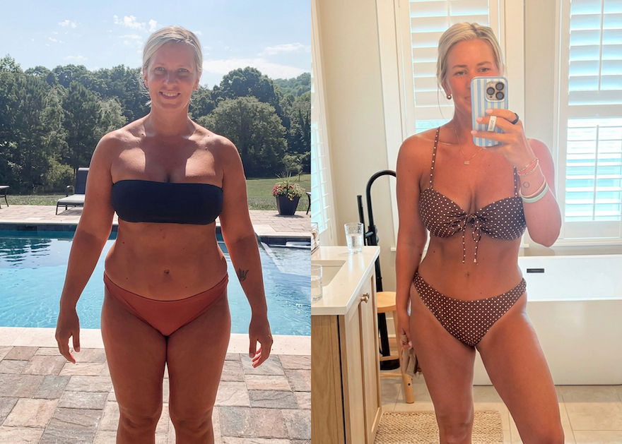Heather before and after MAKE 3