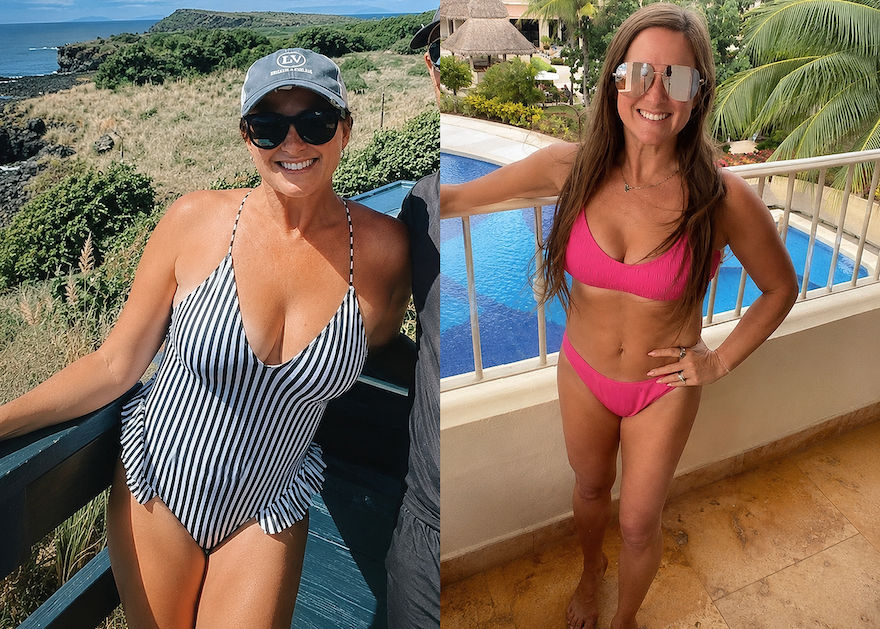 Lindsey before and after MAKE 3