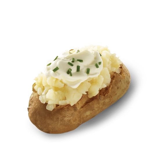 Sour Cream and Chive Baked Potato — view 1