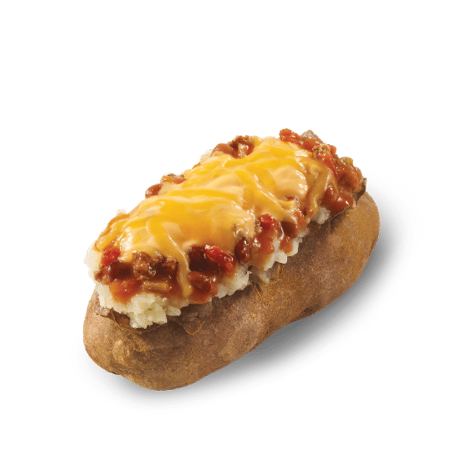 Chili & Cheese Baked Potato