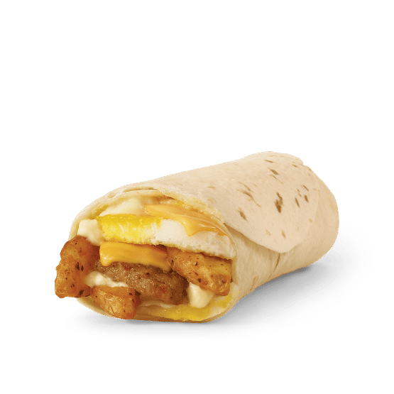 Breakfast Burrito, Sausage — view 1